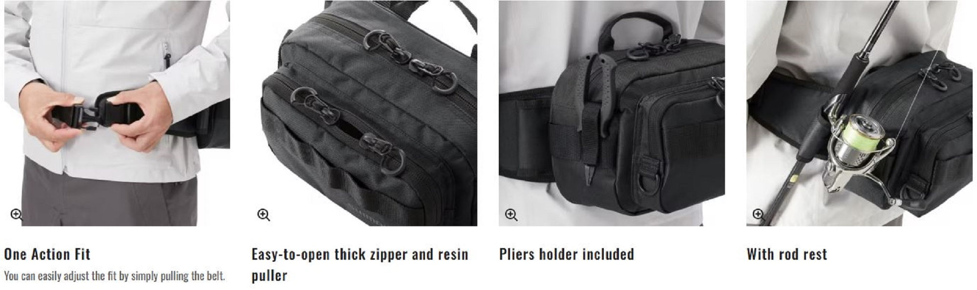 Shimano BW-021T Hip Bag 10 x 29 x 17 Size S Black (6896)