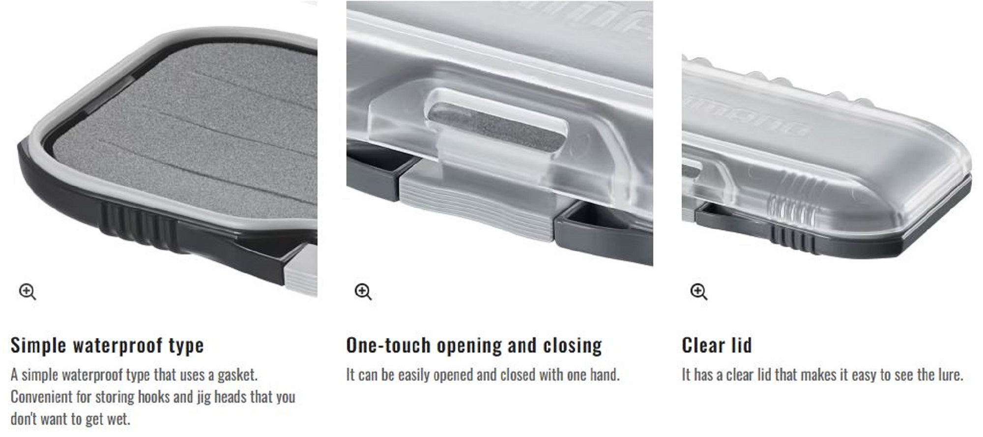 Shimano CS-201X Dry Multi Case 8.1 x 15.7 x 2.7 Black (6475)