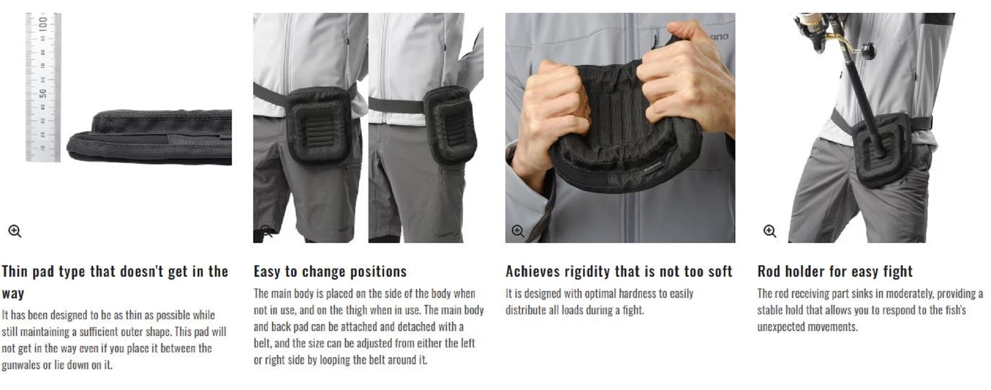 Shimano BE-202X Fighting Belt Pad 120 cm (8479)