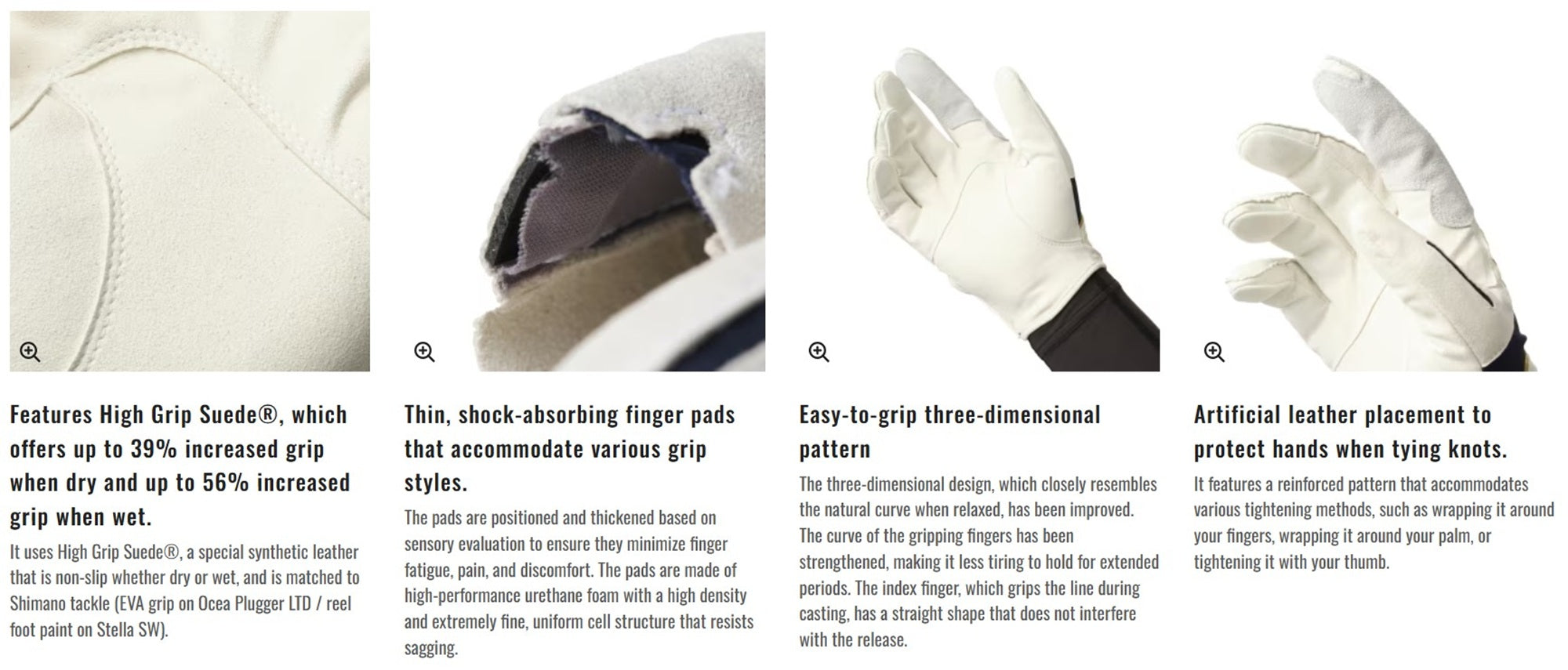 Shimano GL-062Y Gloves Ocea Casting Pro Black Size 2XL (7525)