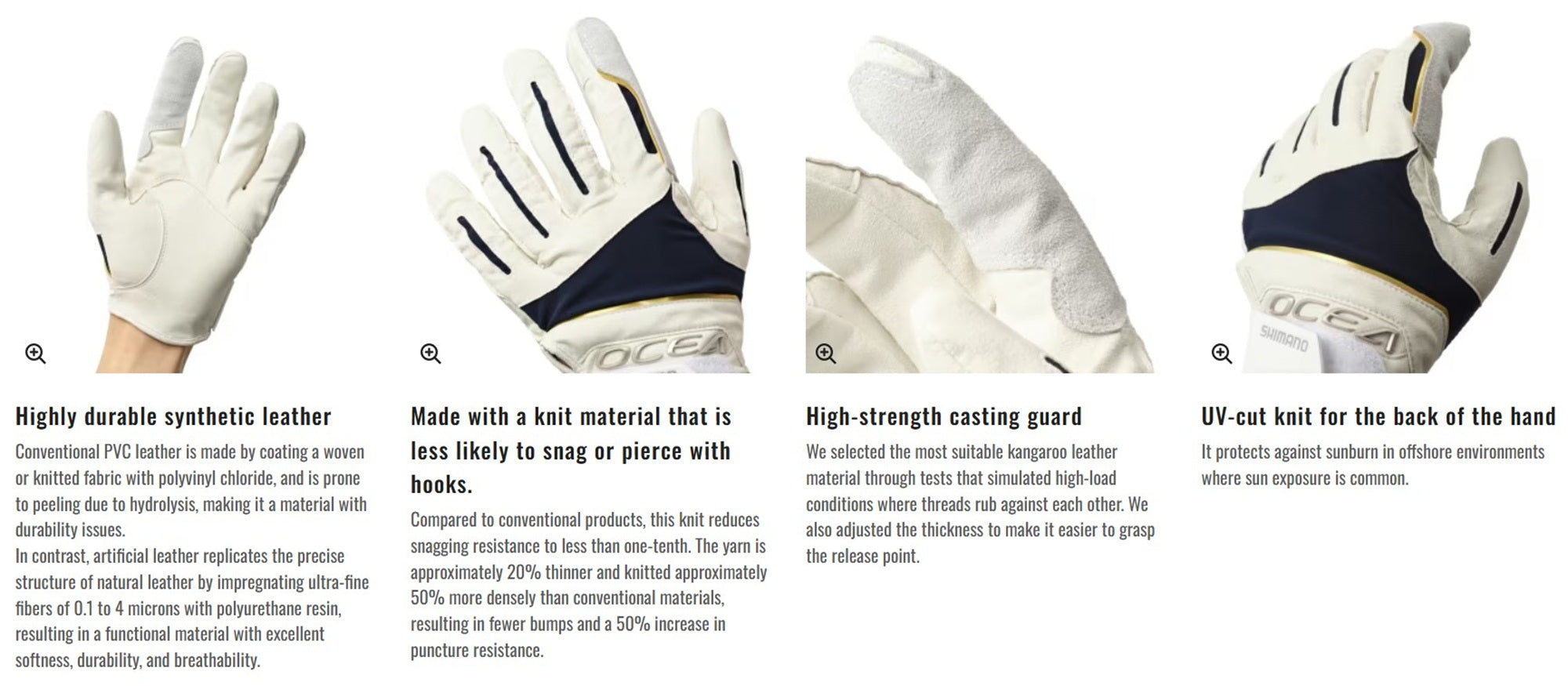 Shimano GL-062Y Gloves Ocea Casting Pro Black Size 2XL (7525)