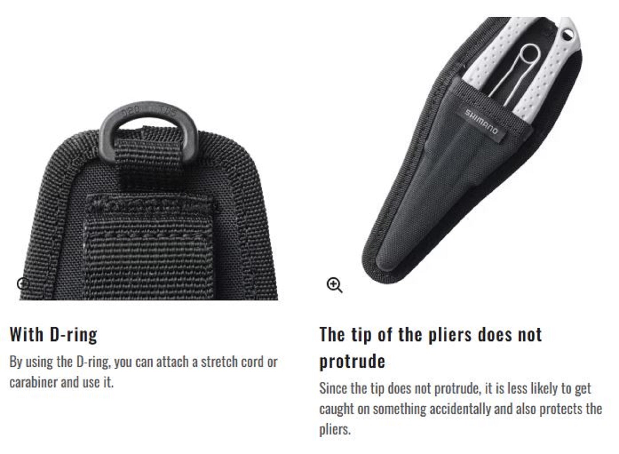 Shimano BP-051Y Plier Holder Semi Hard Black (1508)