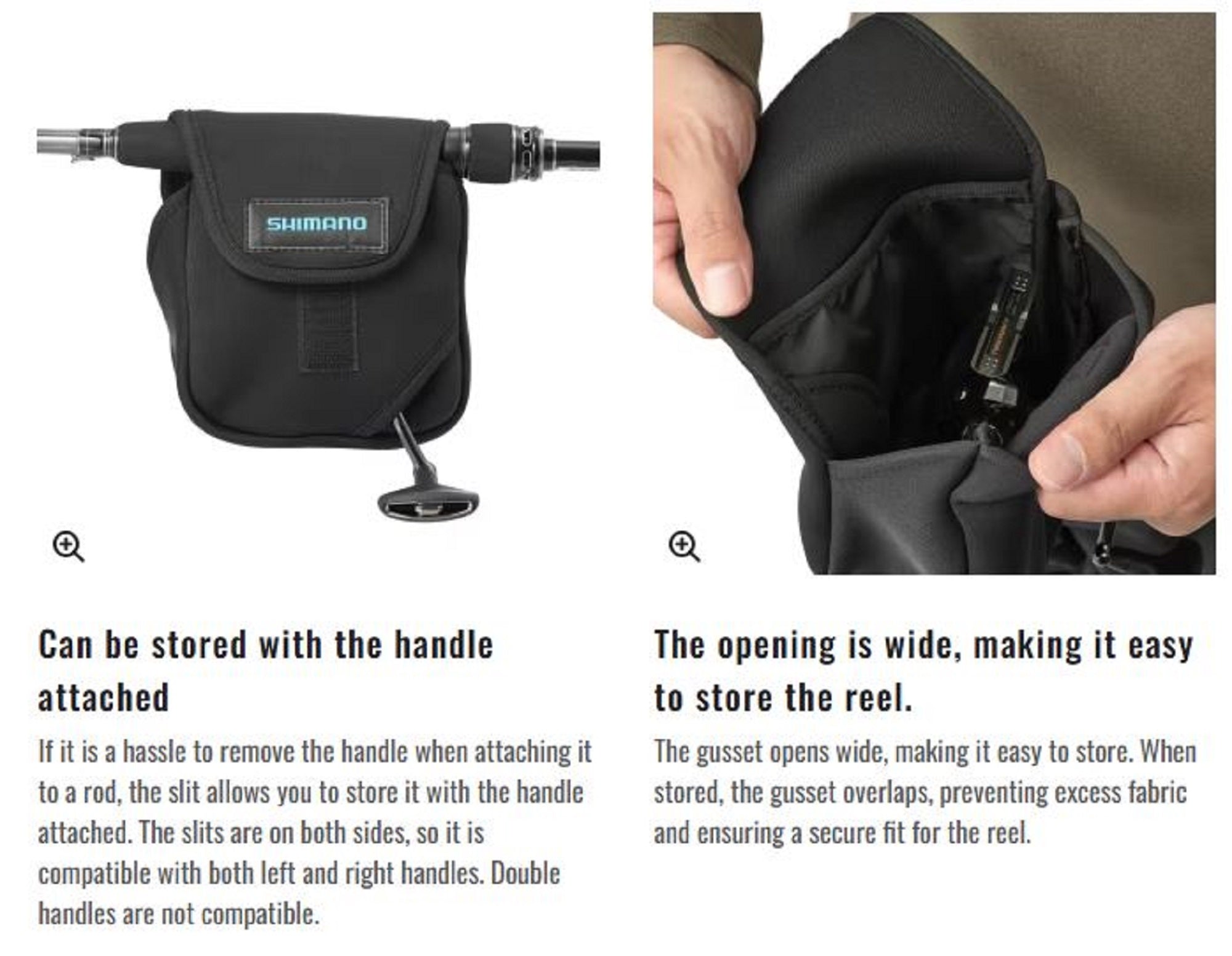 Shimano BP-070Y Size S Spinning Reel Cover Reel Size 1000-5000 BK (1560)