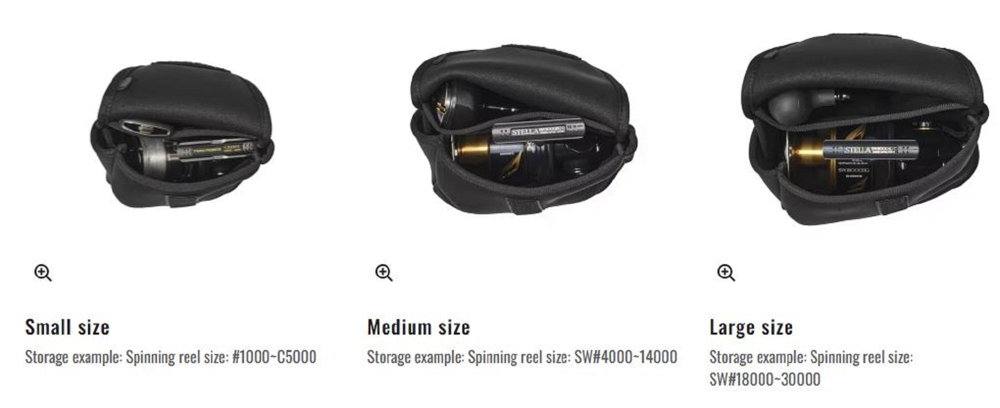 Shimano BP-070Y Size M Spinning Reel Cover Reel Size 4000-14000 BK (1577)