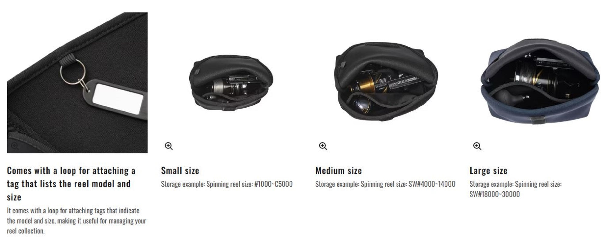 Shimano BP-071Y Size L Spinning Reel Cover Reel Size 18000-30000 BK (1645)