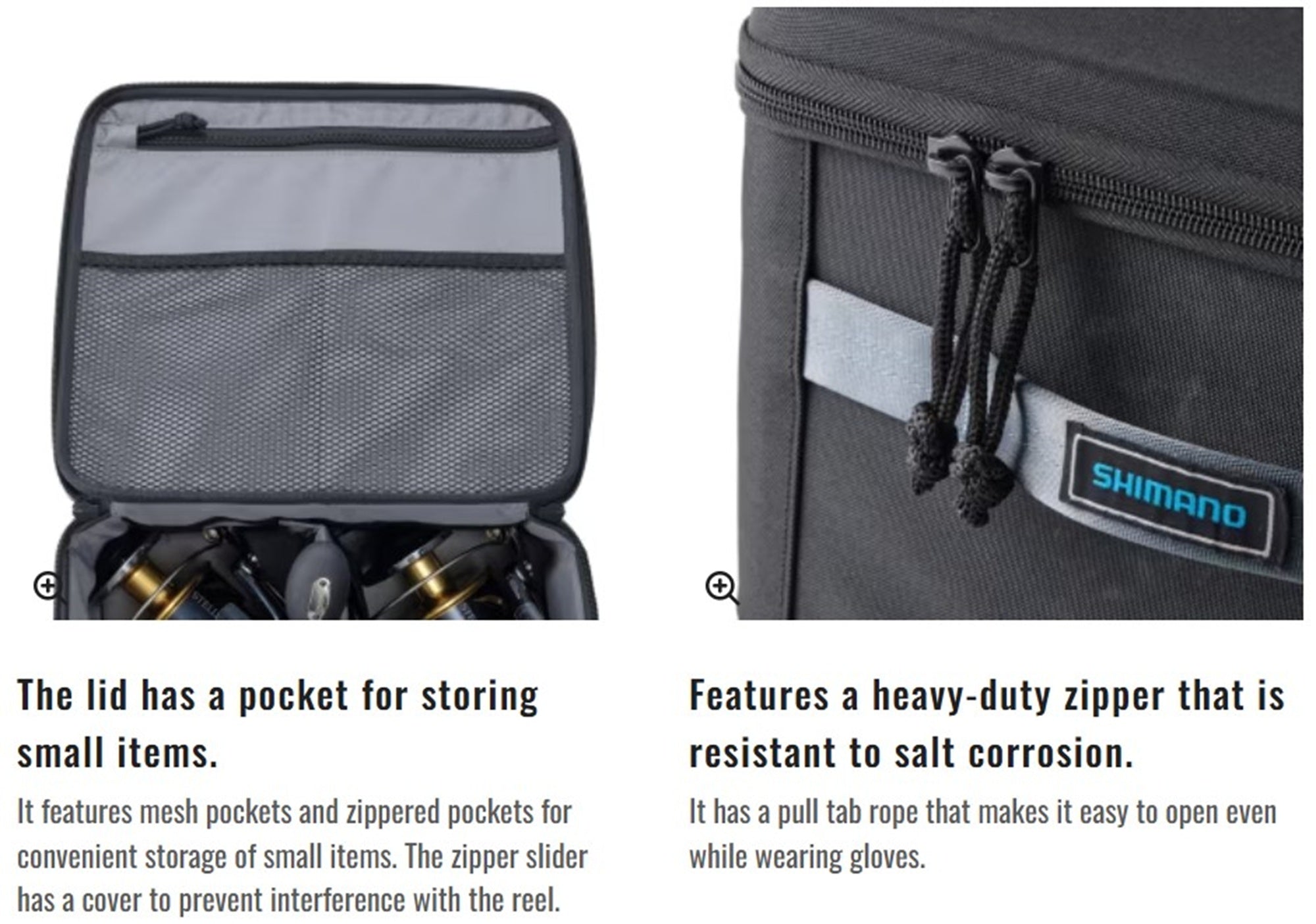 Shimano BA-029Y Fishing Reel Case Bag Size XL Black (4942)