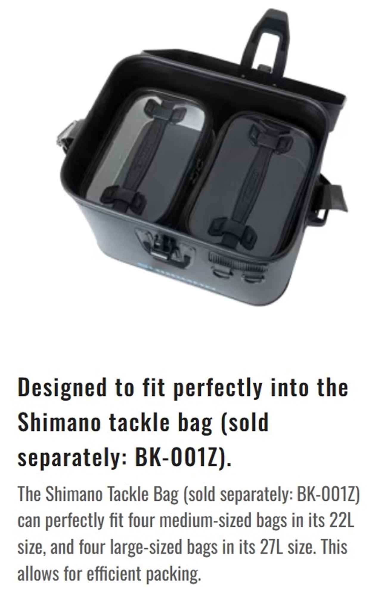 Shimano BK-099Z System Case Washable Size M 26x10x17 cm Light Camo (4286)