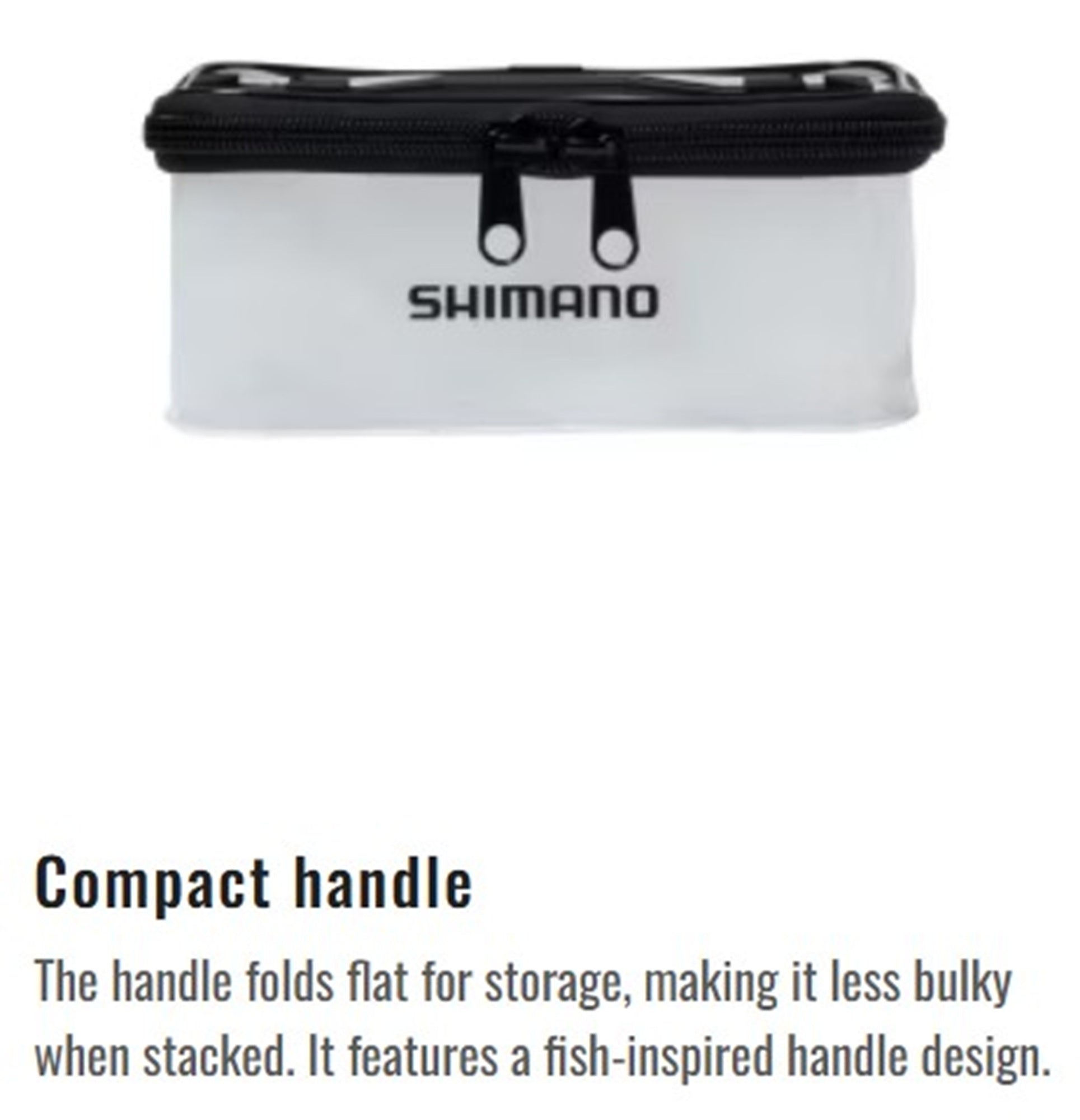 Shimano BK-093Z System Case Washable Size M 26x10x17 cm Clear Black (4941)