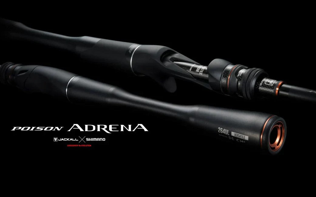 Shimano Rod Baitcast Jackall Poison Adrena Reaction Bite 165MH-2 (2901)