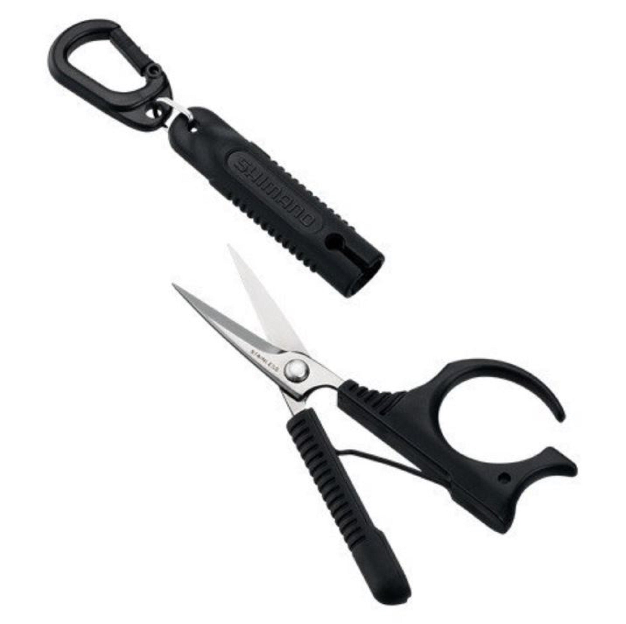 Shimano CT-523N P.E Scissors Sheath Carabiner Size 130x37x9 cm Black 413604