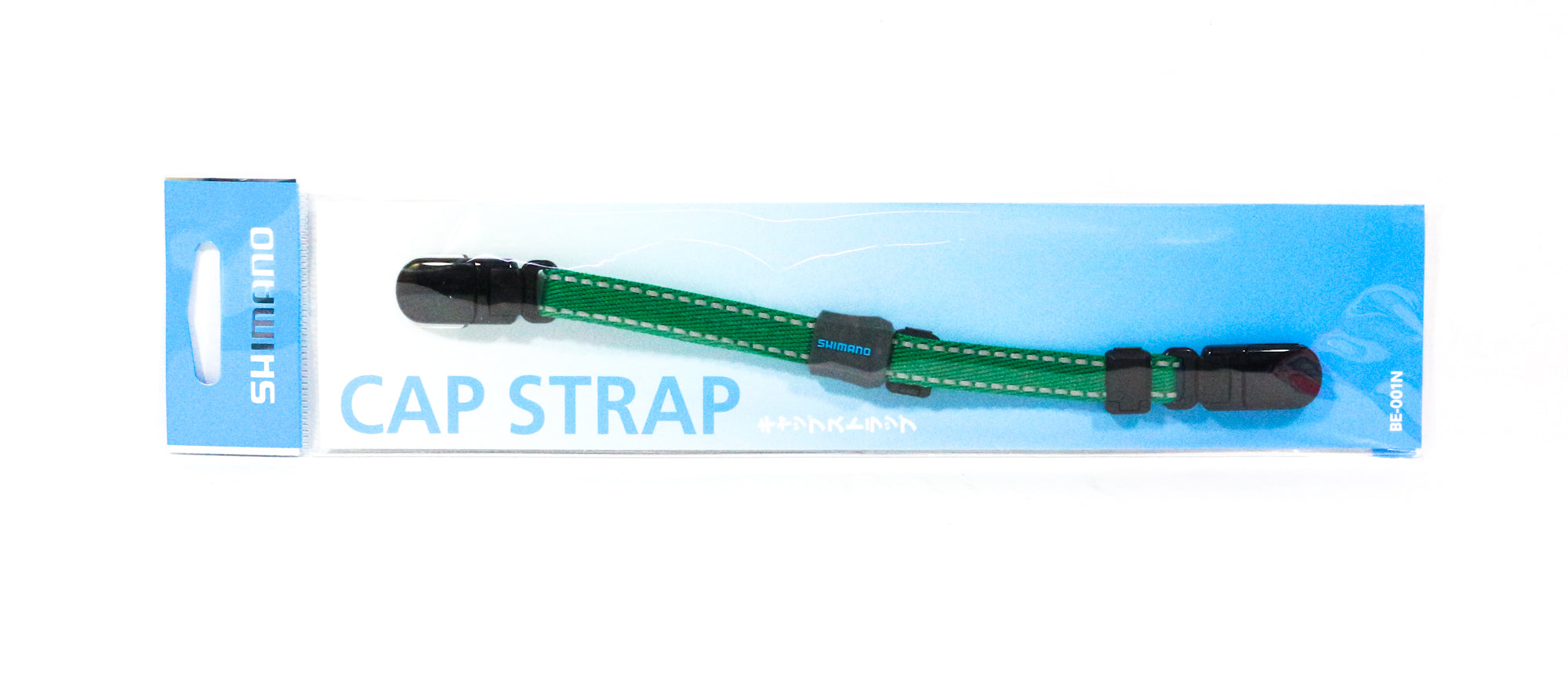 Shimano BE-001N Clip on Cap Strap Green 414953