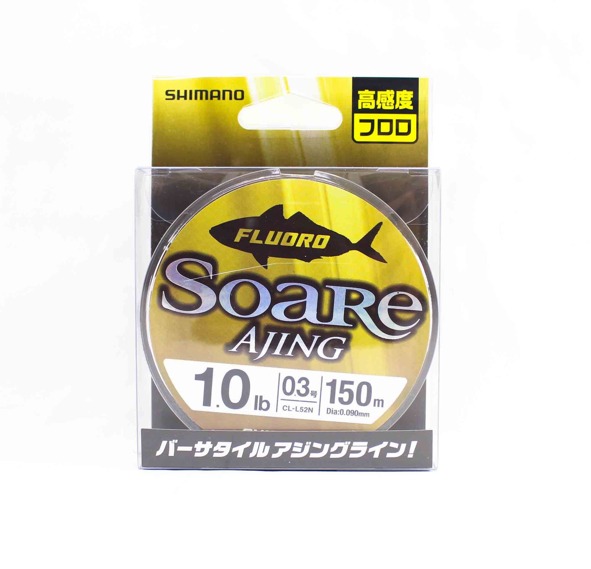 Shimano CL-52N Soare Ajing Fluorocarbon Line 150m Size 0.3 1.0lb 442604