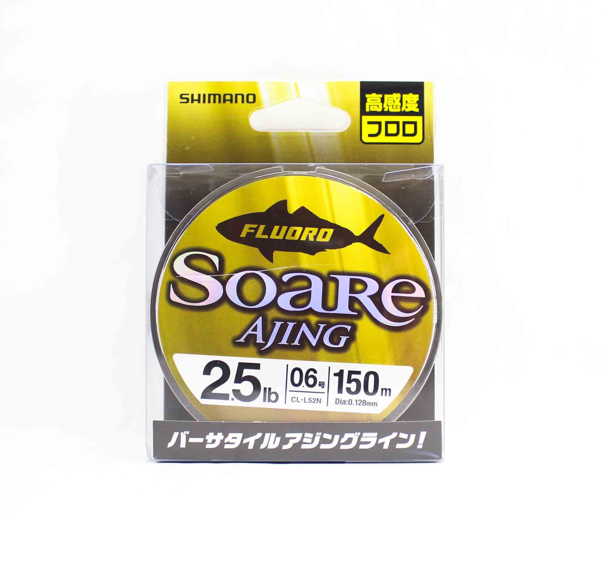 Shimano CL-52N Soare Ajing Fluorocarbon Line 150m Size 0.6 2.5lb 442628