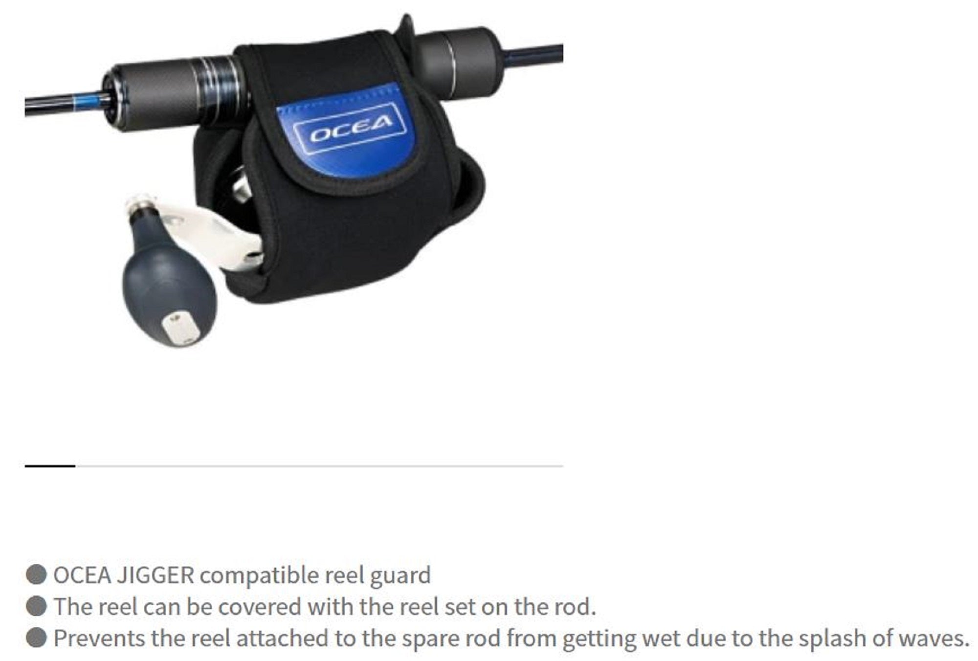 Shimano PC-0233N Size L Ocea Jigger Reel Cover Size 2000-3000 Blk 442833