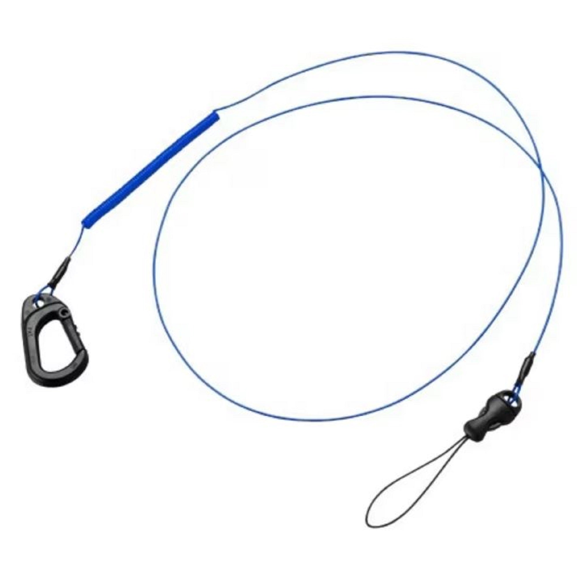Shimano RP-500P Safety Lanyard with Clip 650-1500mm Blue 471673