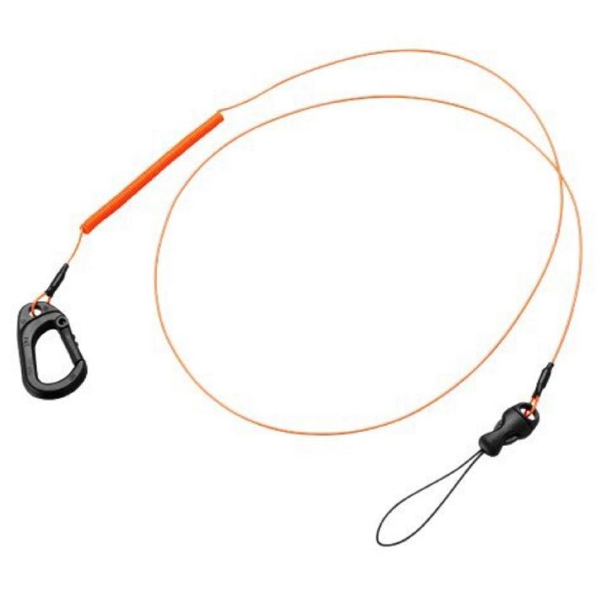 Shimano RP-500P Safety Lanyard with Clip 650-1500mm Orange 471680