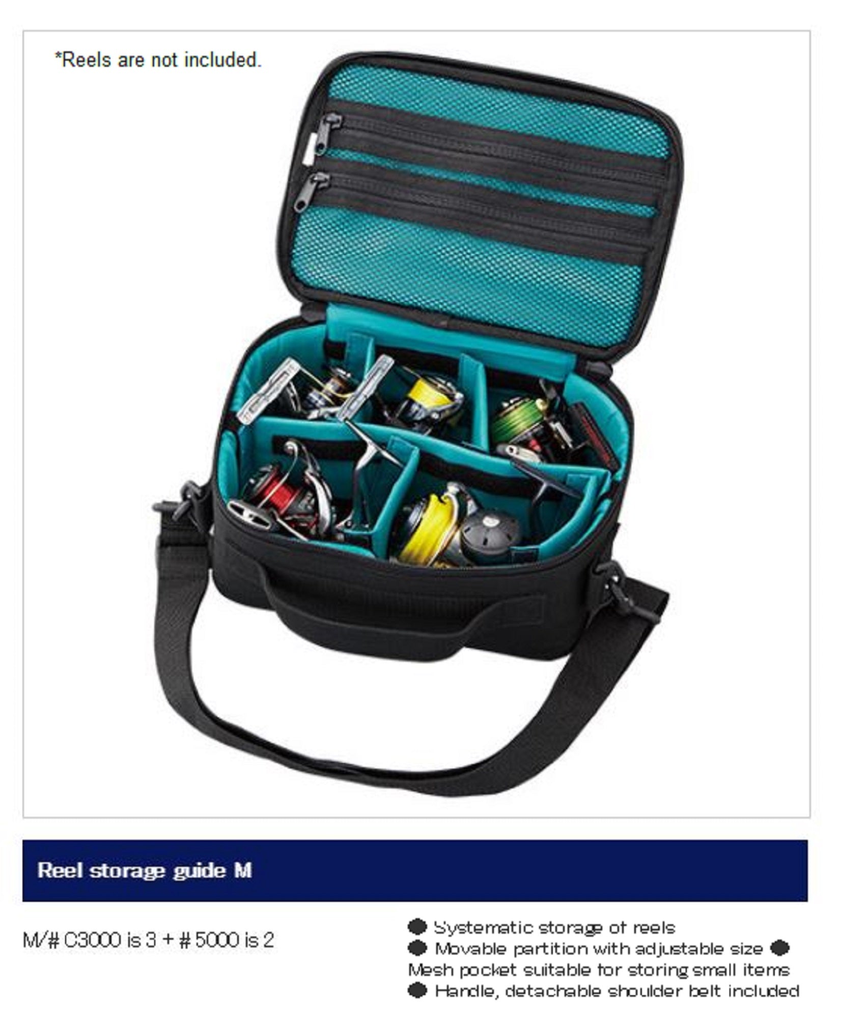 Shimano PC-029R Fishing Reel Case Bag Size M 19 x 28 x 13 cm 565877