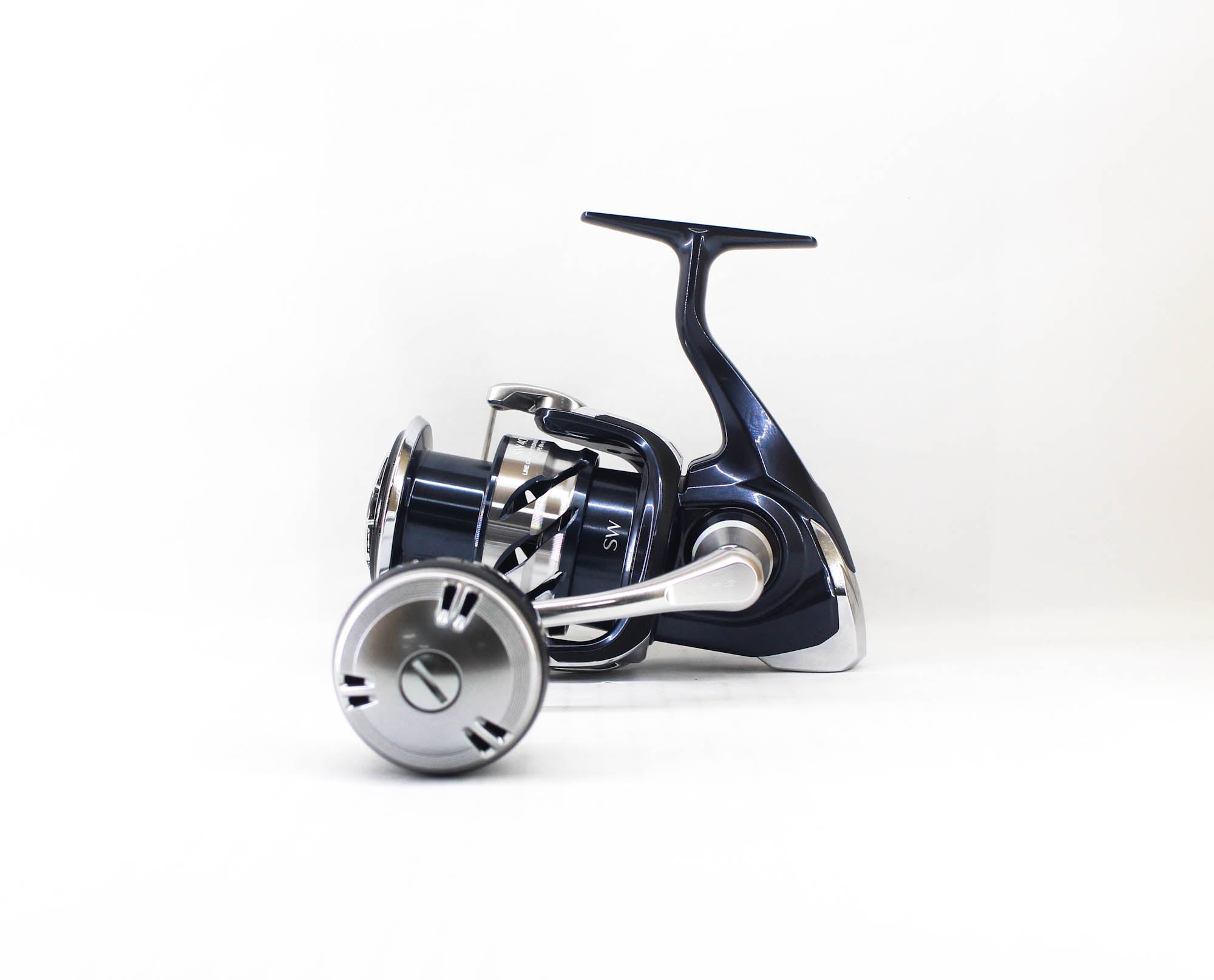 Fishing reel on a white background