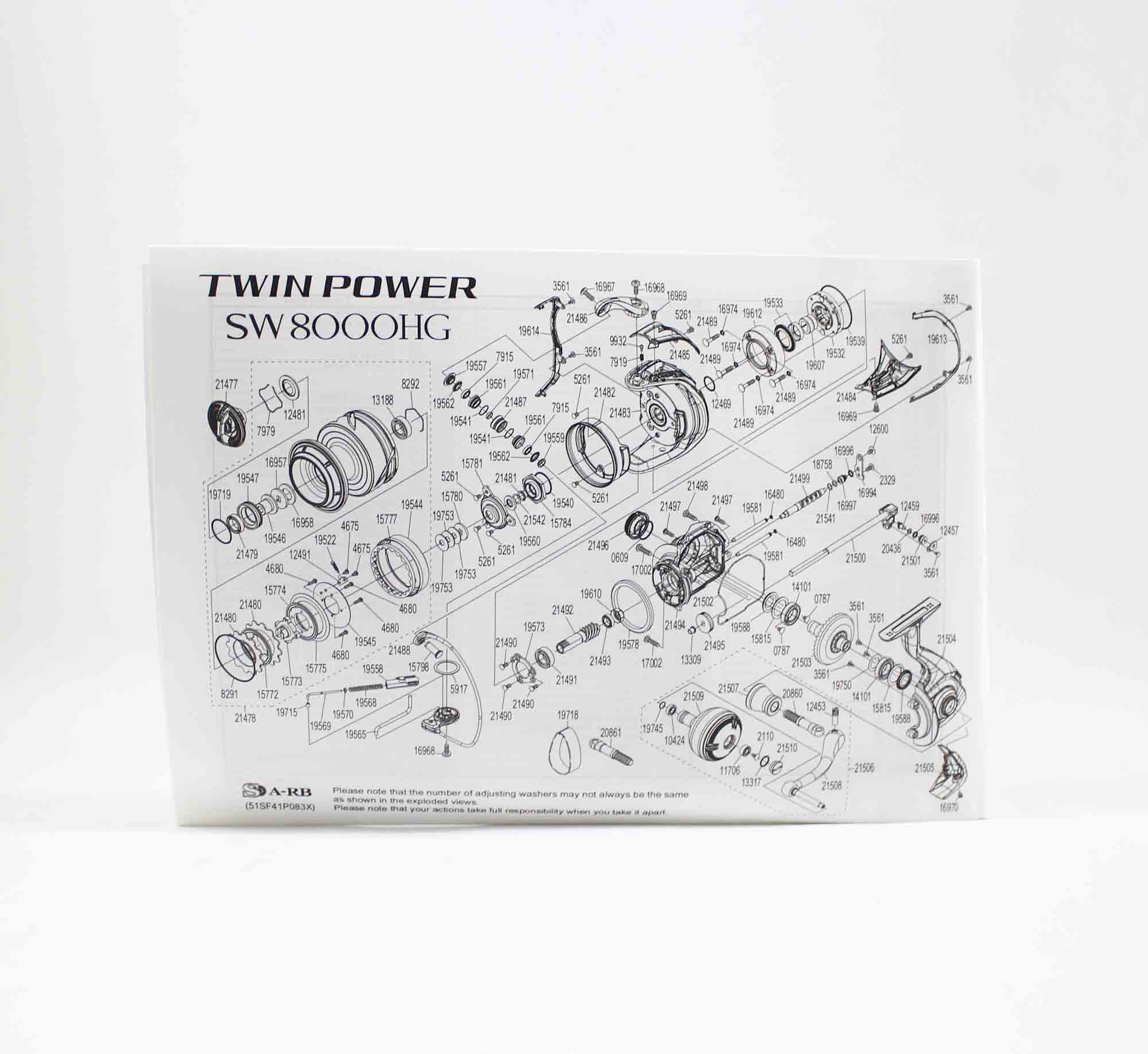 Sale Shimano Reel Spinning Twinpower SW 8000 HG TPSW8000HGC (2484)