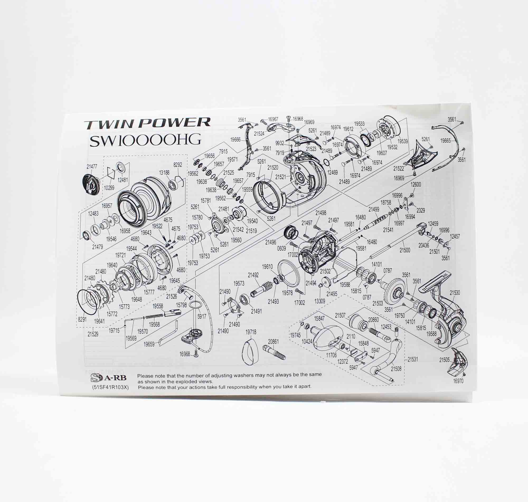 Sale Shimano Reel Spinning Twinpower SW 10000 HG TPSW10000HGC (2507)