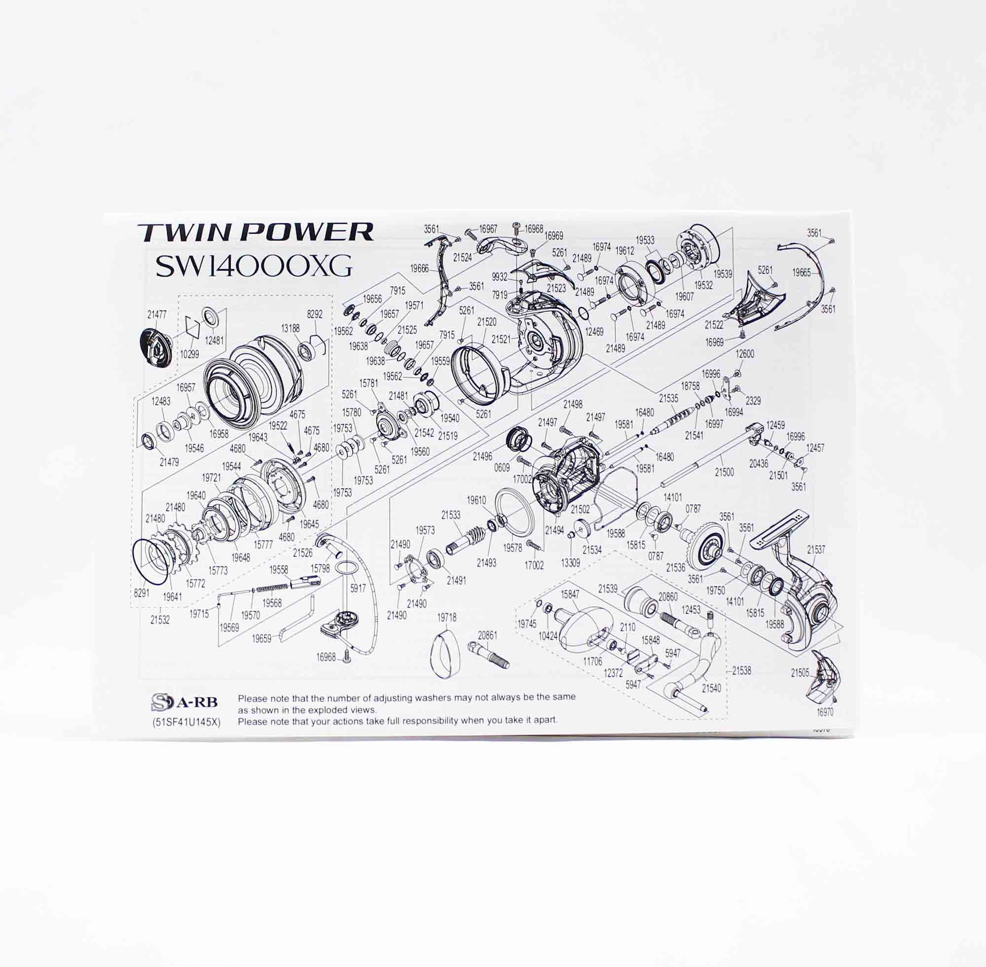 Shimano Reel Spinning Twinpower SW 14000 XG TPSW14000XGC (2514)
