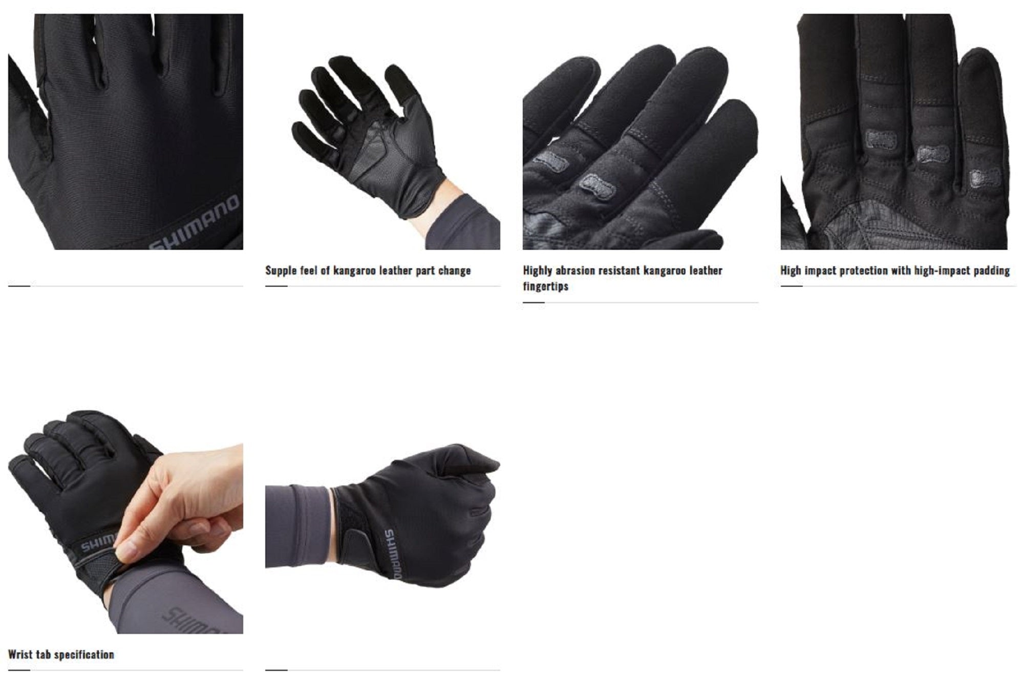 Shimano GL-005V Gloves Jigging Casting Size L 602138