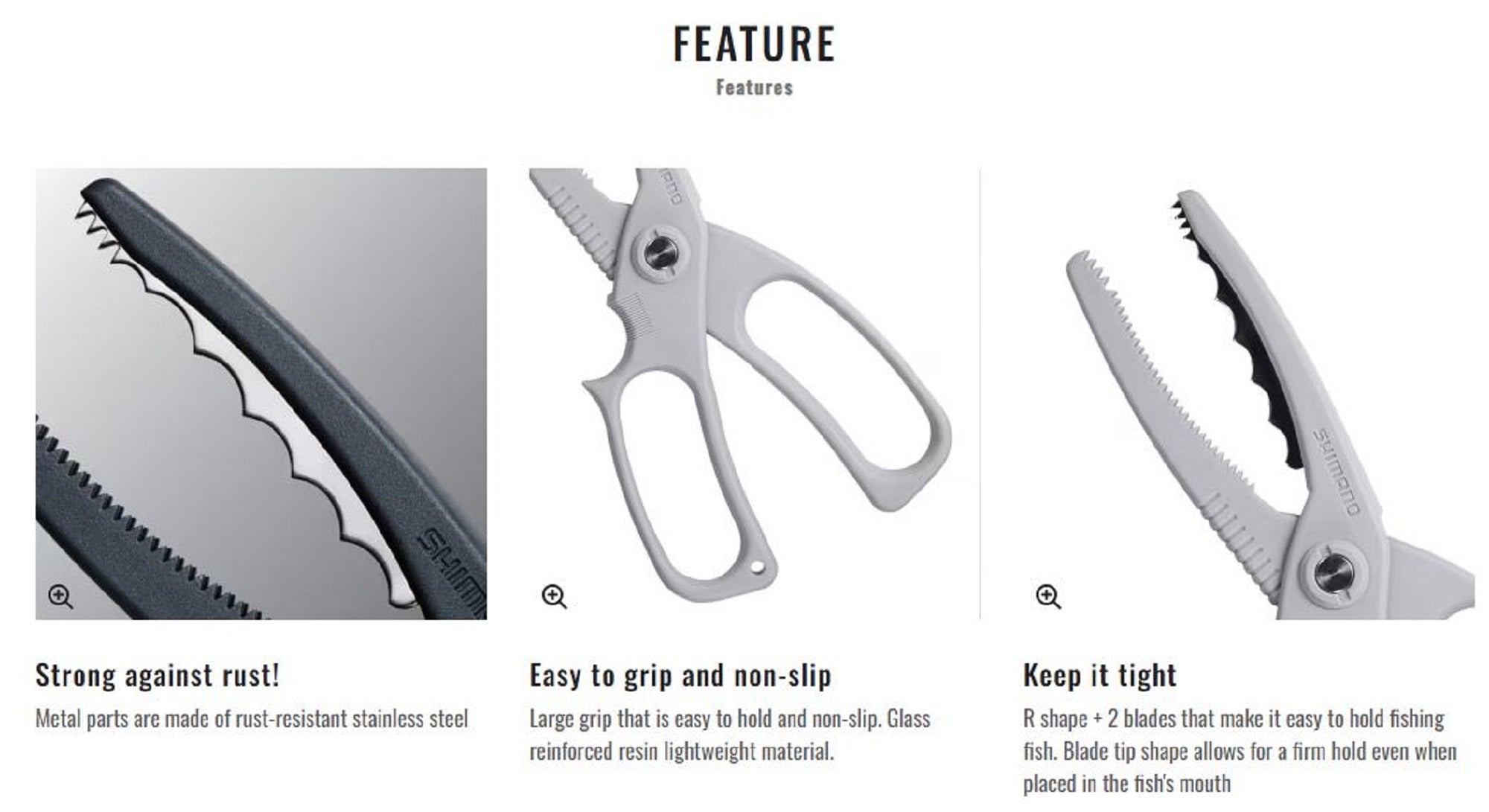 Shimano CT-982R Fish Gripper 240mm Black (0768)