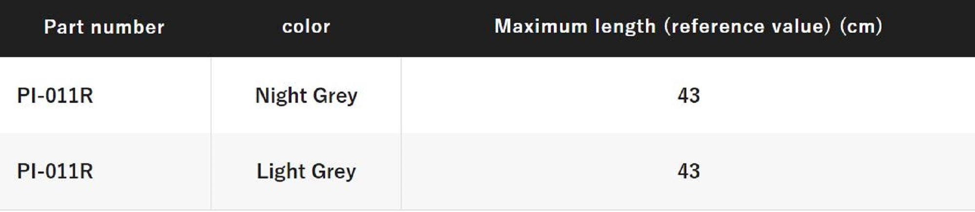 Shimano PI-011R Pin on Reel Clip 43cm Gray 610799