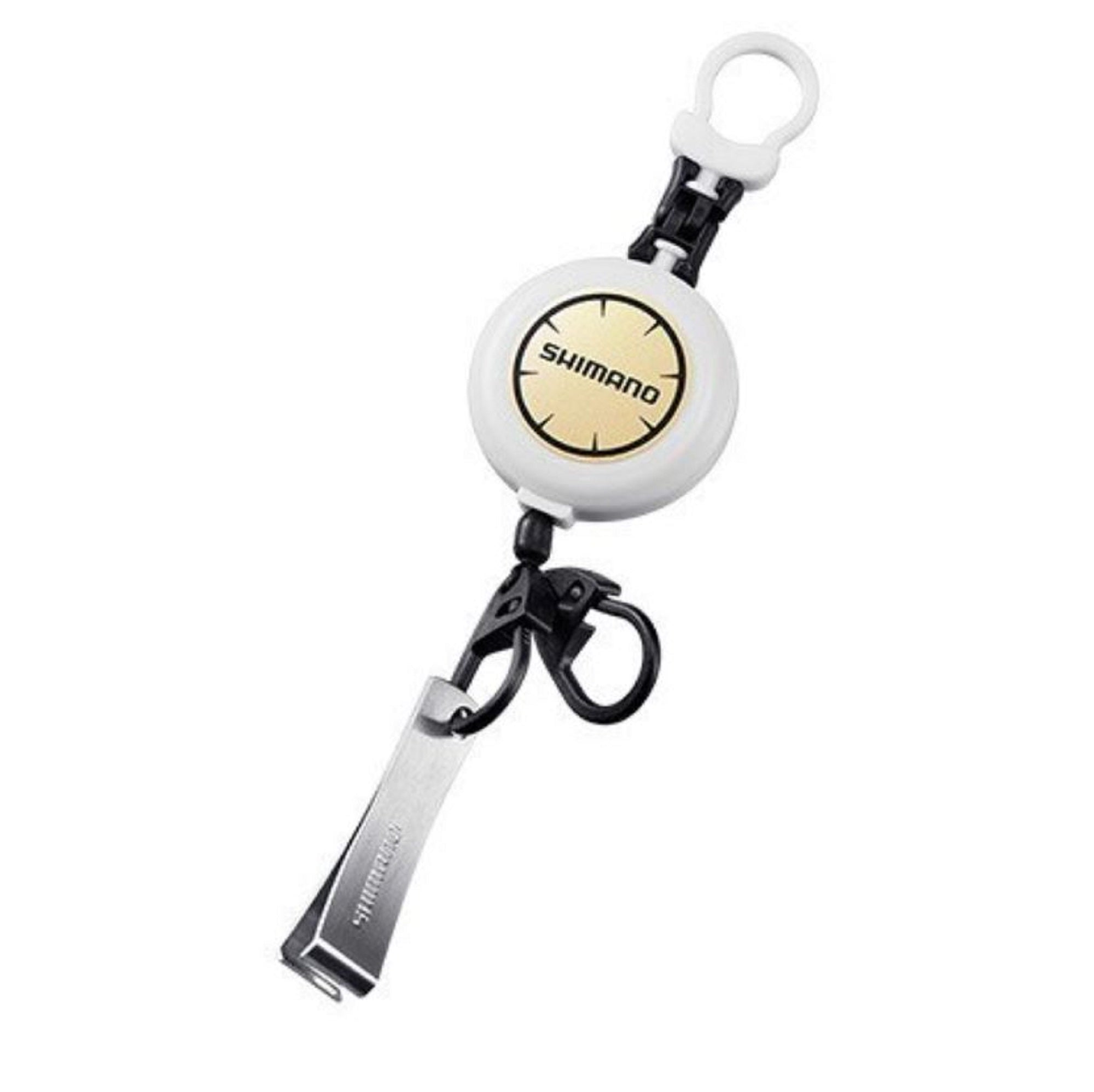 Shimano PI-042R Hook on Reel Twin Clip with Nipper 65cm White 610928