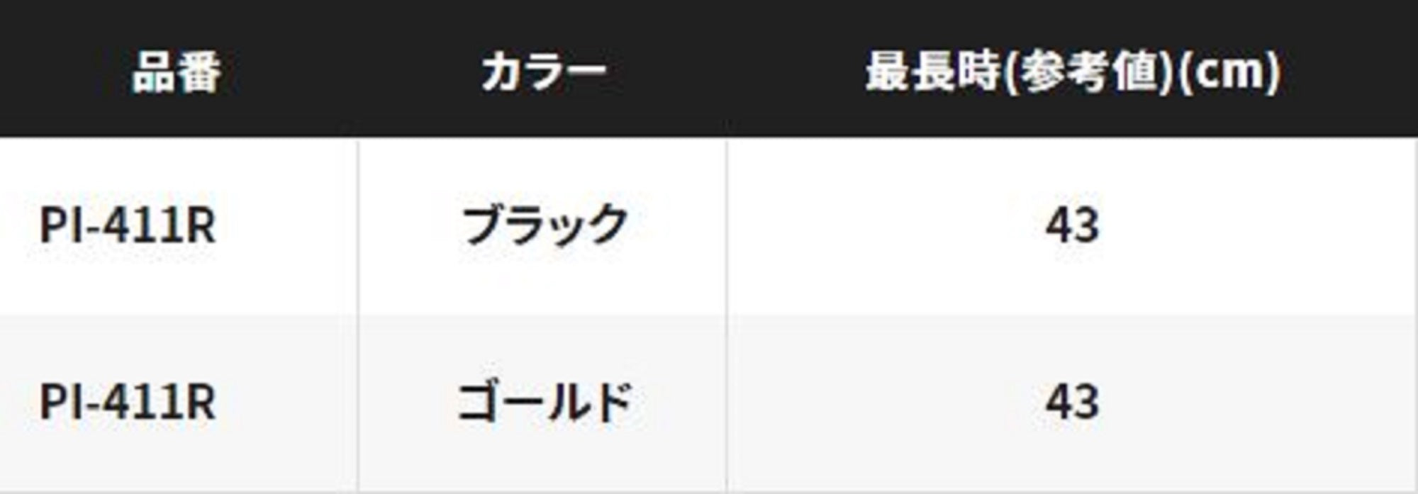 Shimano PI-411R Pin on Reel Twin Clip 43cm Gold 610966