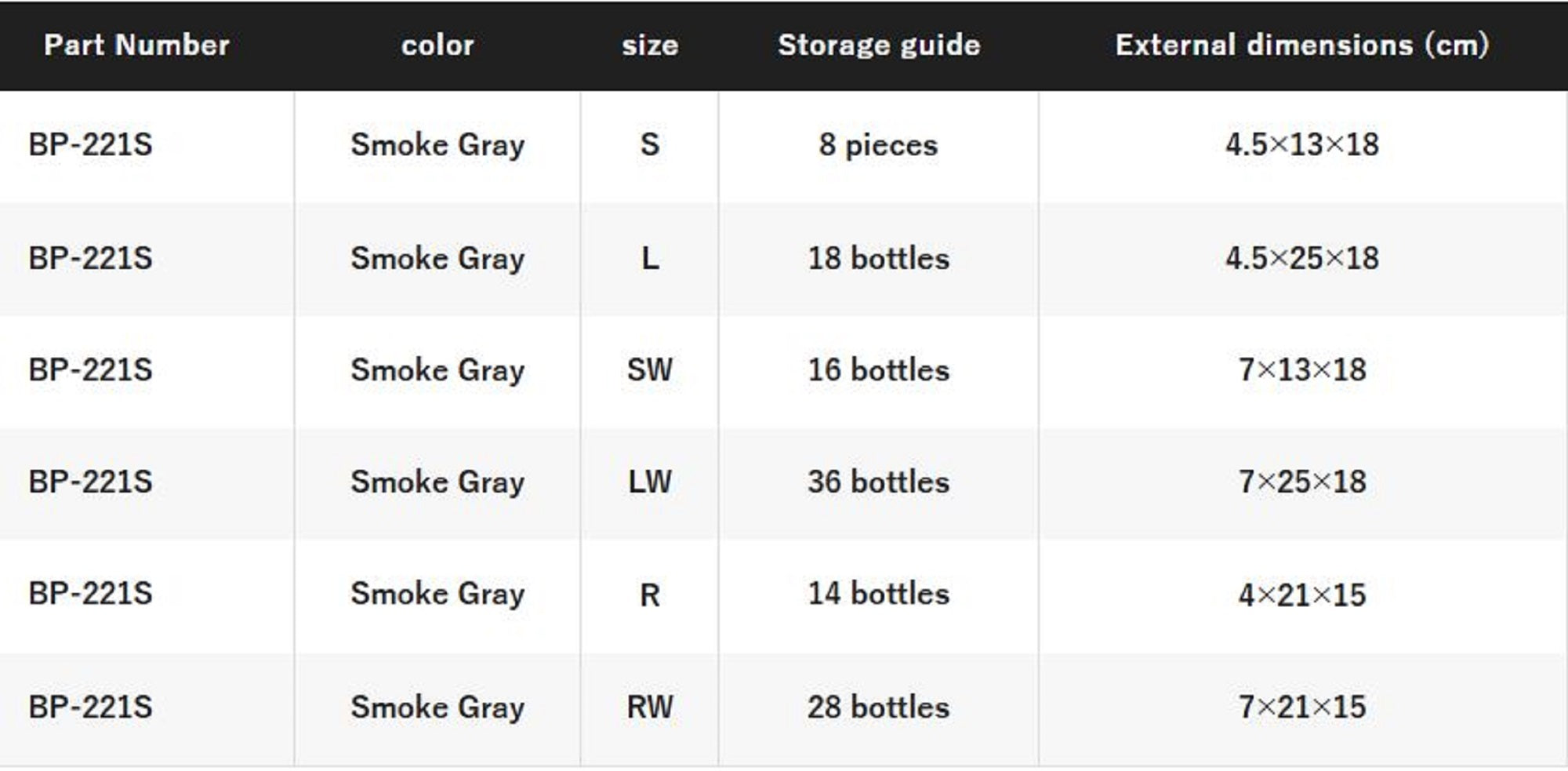 Shimano BP-221S Sephia Egi Holder 4.5 x 13 x 18 Size S Gray (1190)