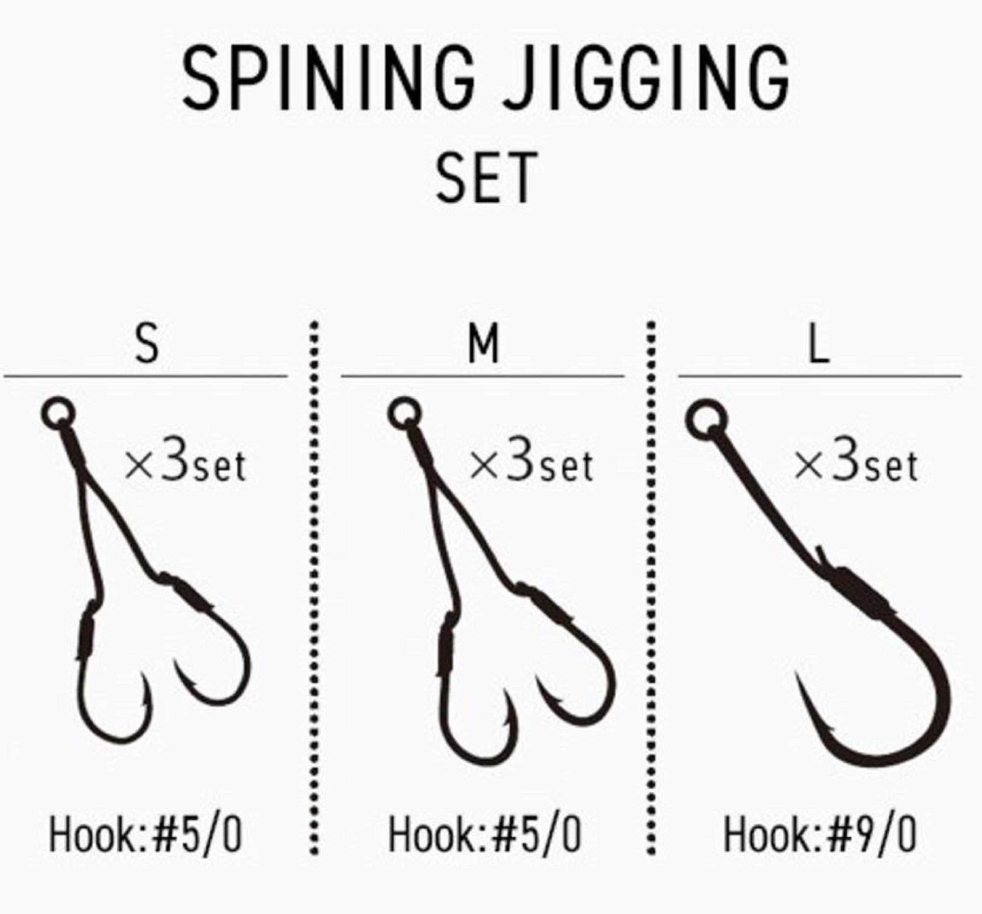 Shimano EU-J03S 001 Ocea Assist Hook Set Spinning and Jigging 9 Sets (2479)