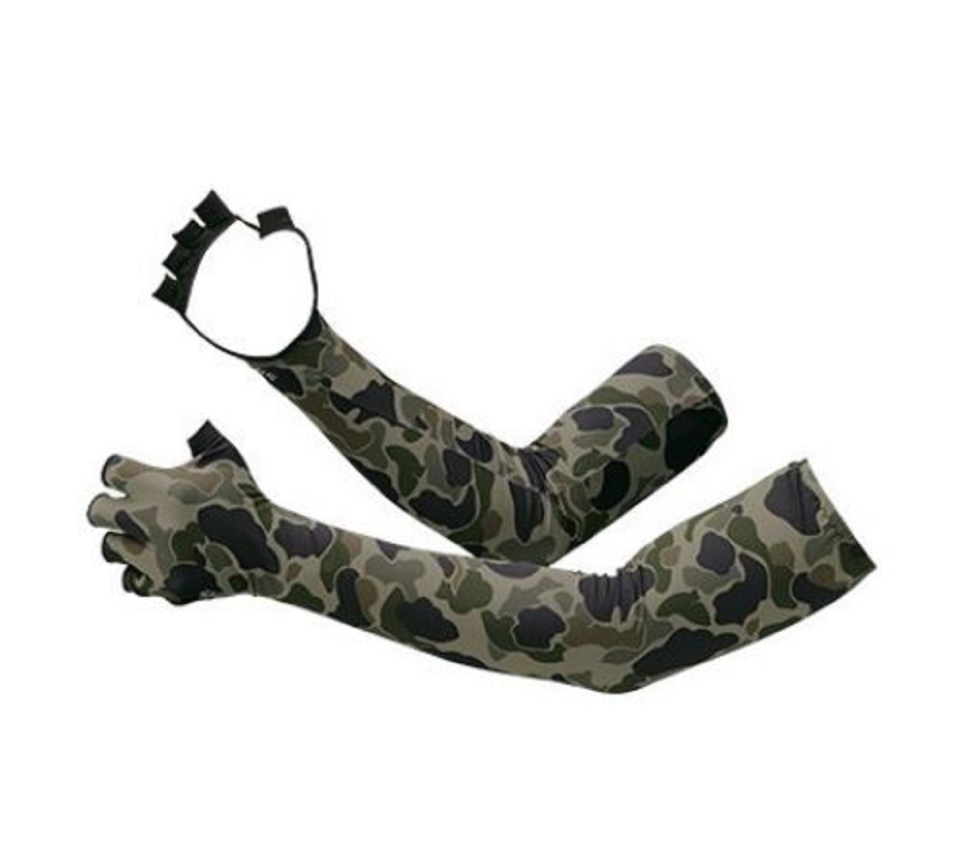 Shimano GL-047Q Arm Sleeves Hand Cover Fingerless Size XL Camou 669810