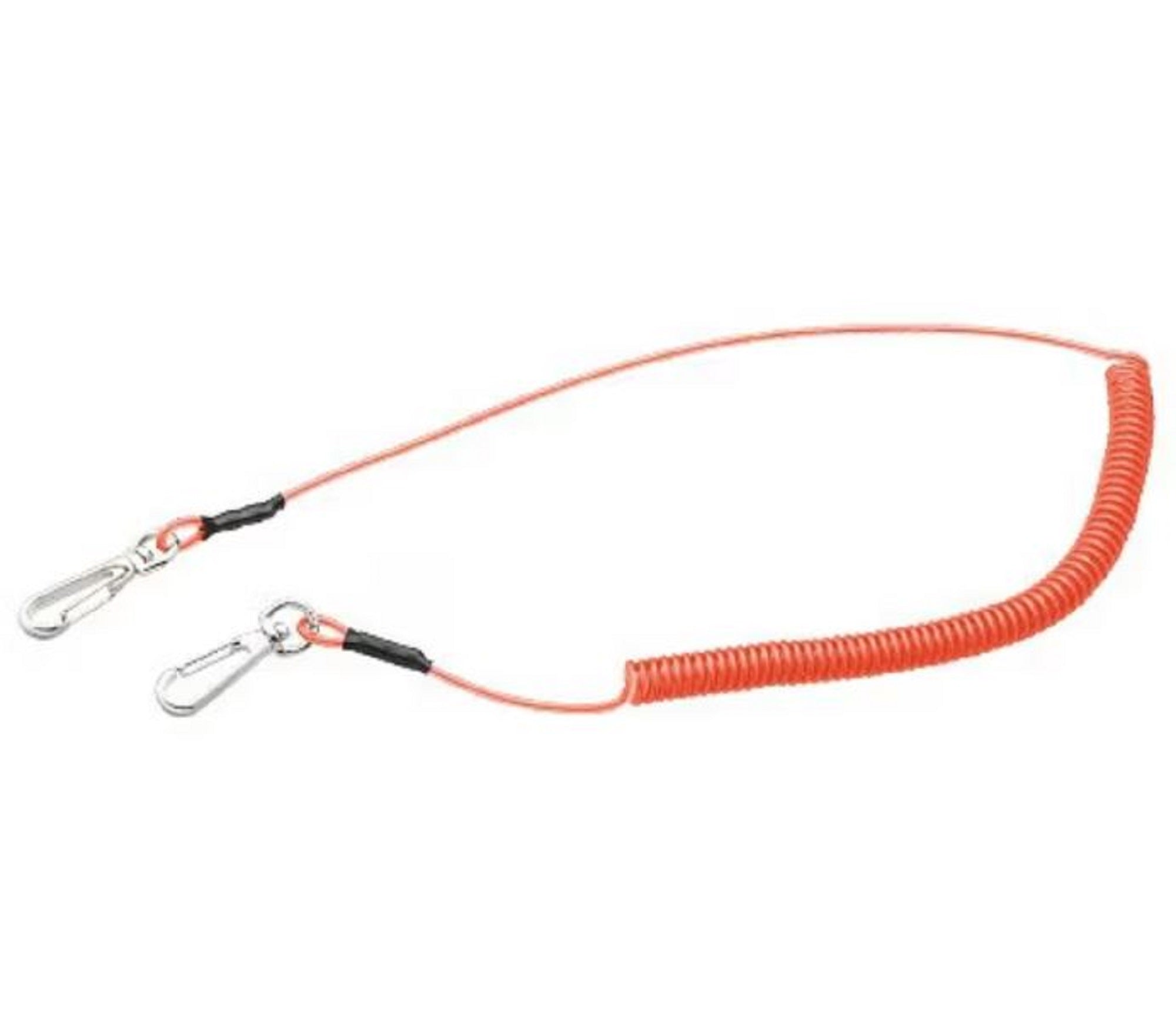 Shimano RP-004C Safety Wire Lanyard with Carabiner 50 kg Test Red 745392