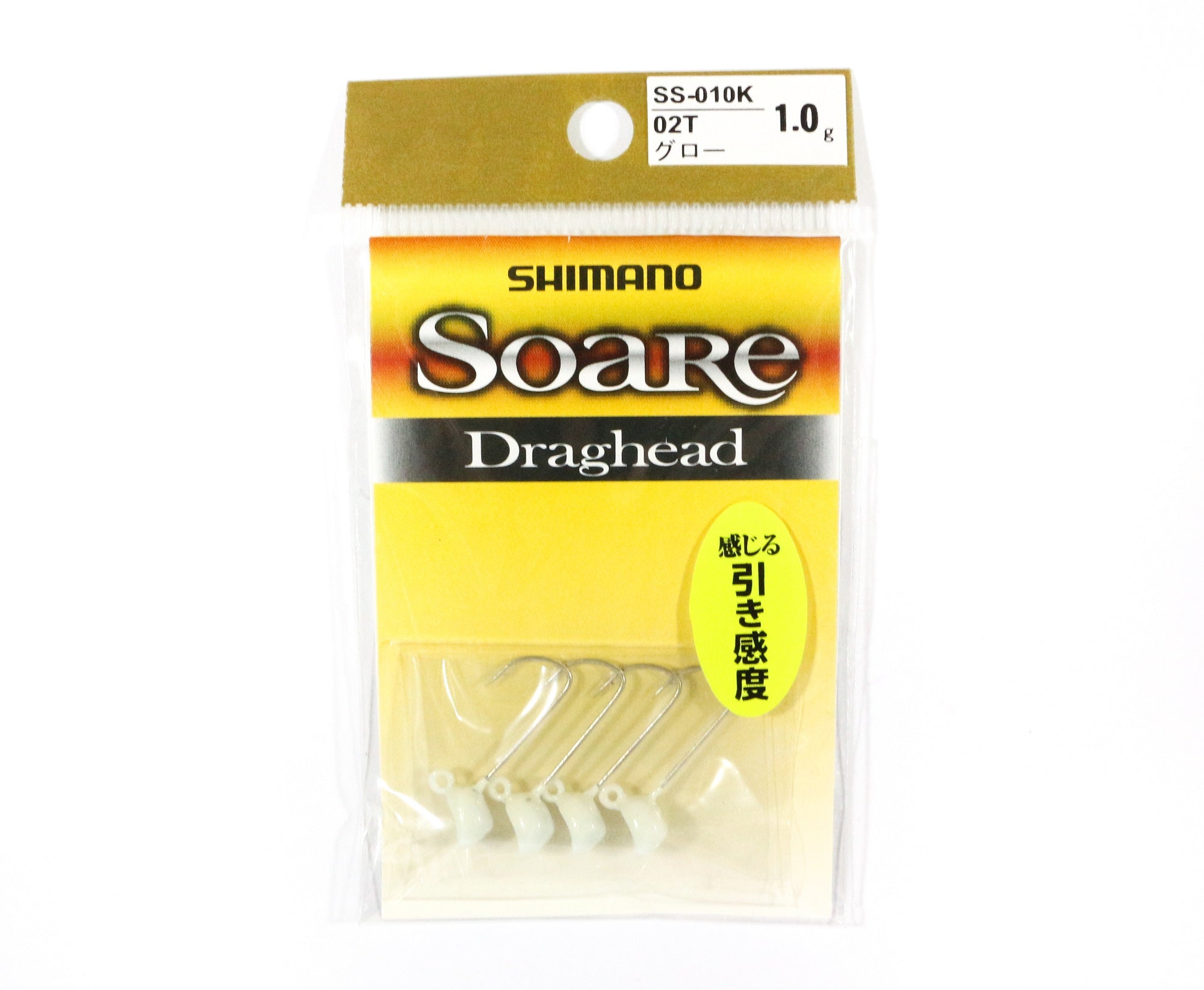 Shimano SS-010K Jig Head Soare Drag Head Glow 1.0 grams 02T 762863