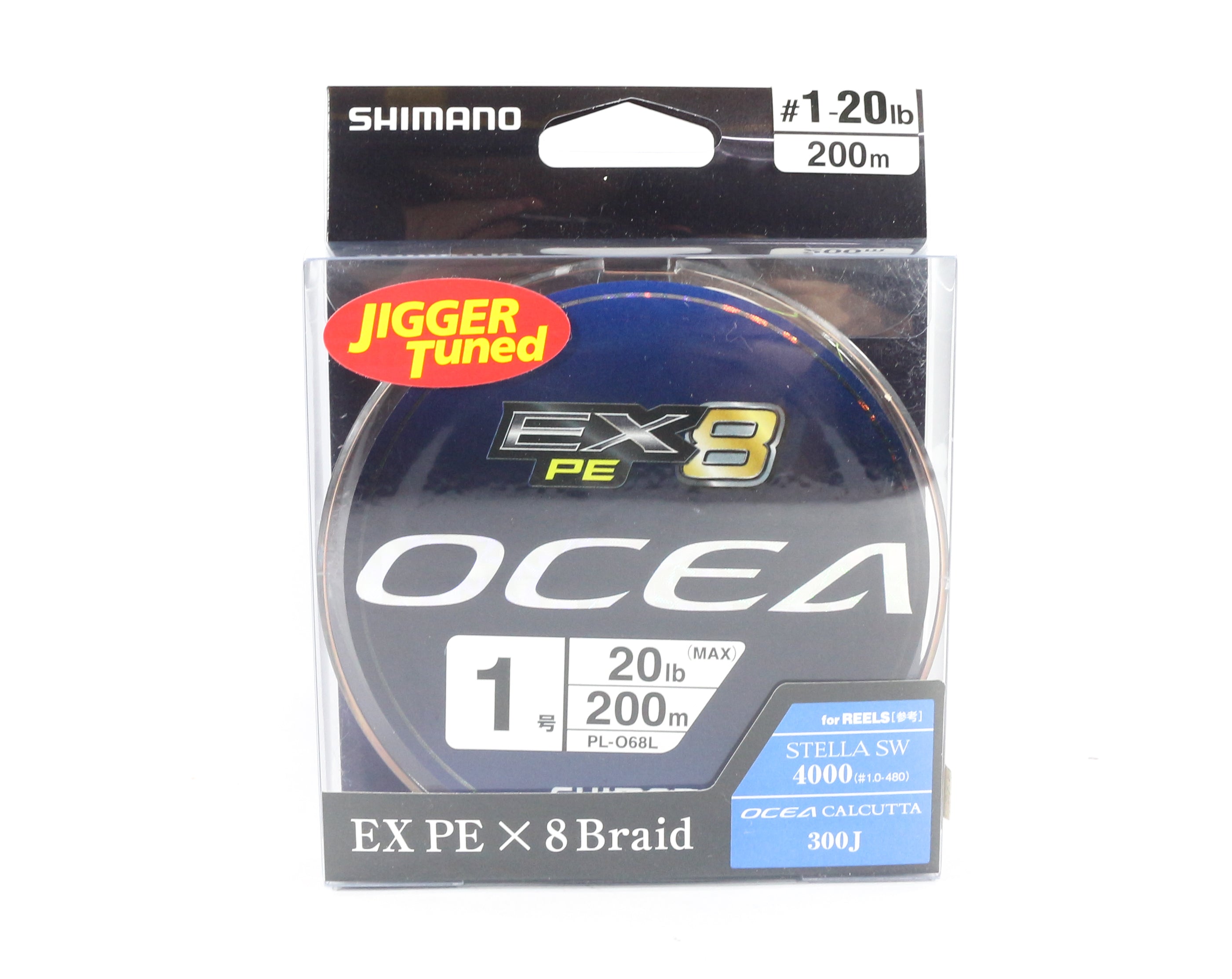 Sale Shimano PL-068L P.E Line EX8 Ocea X8 200m P.E 1 20lb (7300)