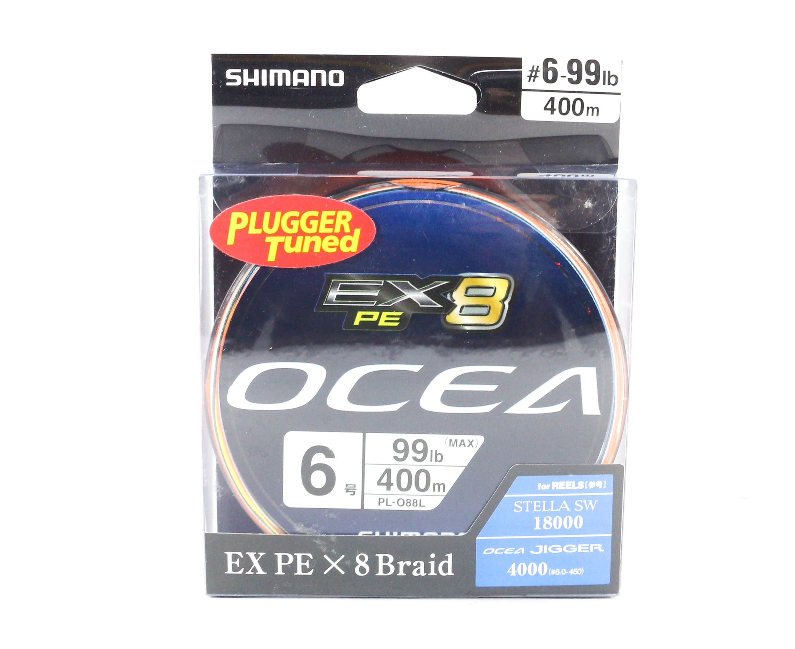 Sale Shimano PL-088L P.E Line EX8 Ocea X8 400m P.E 6 99lb (7430)