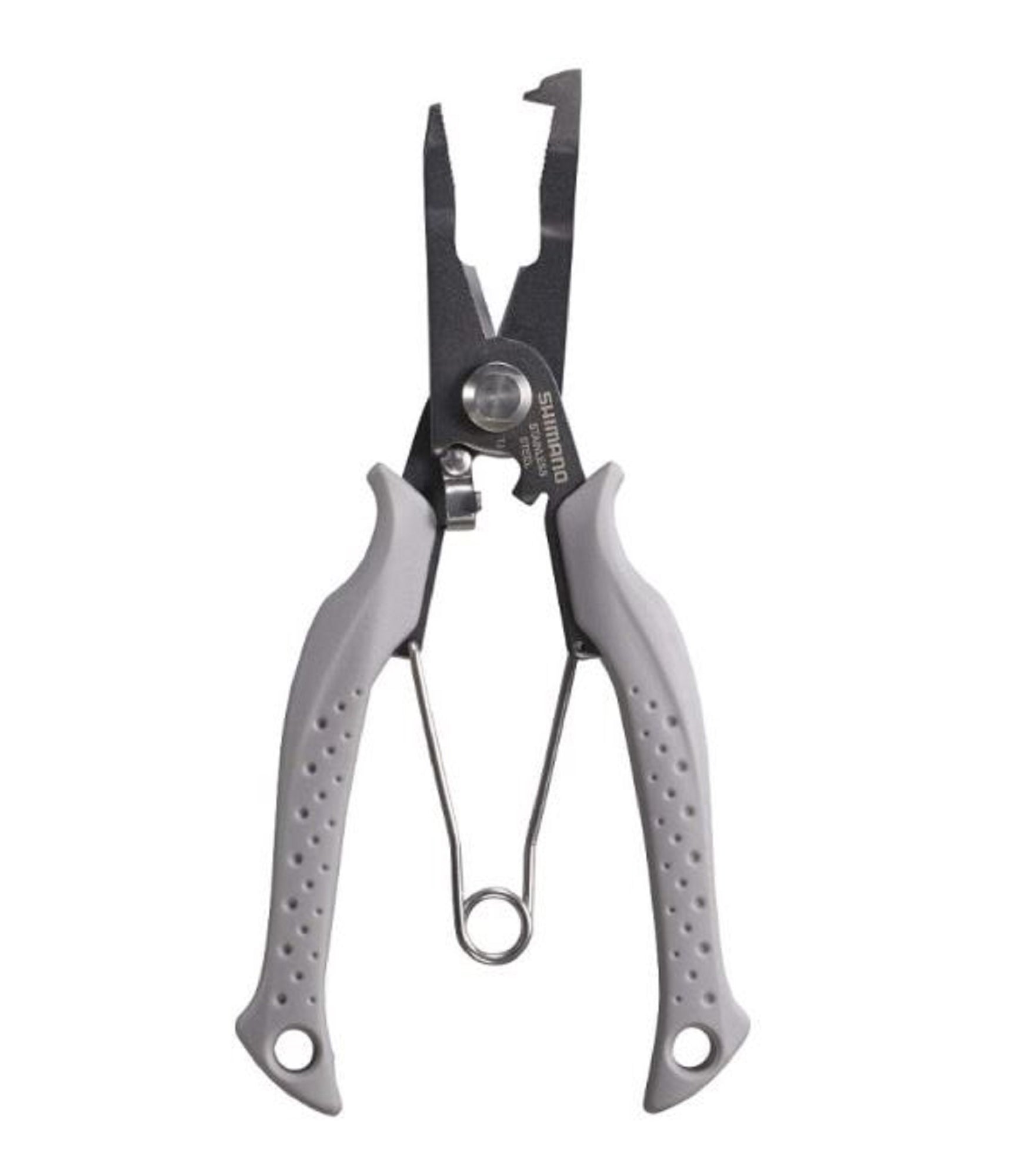 Shimano CT-562P Power Plier Bend Split Ring Size 5-11 Light Grey 817662