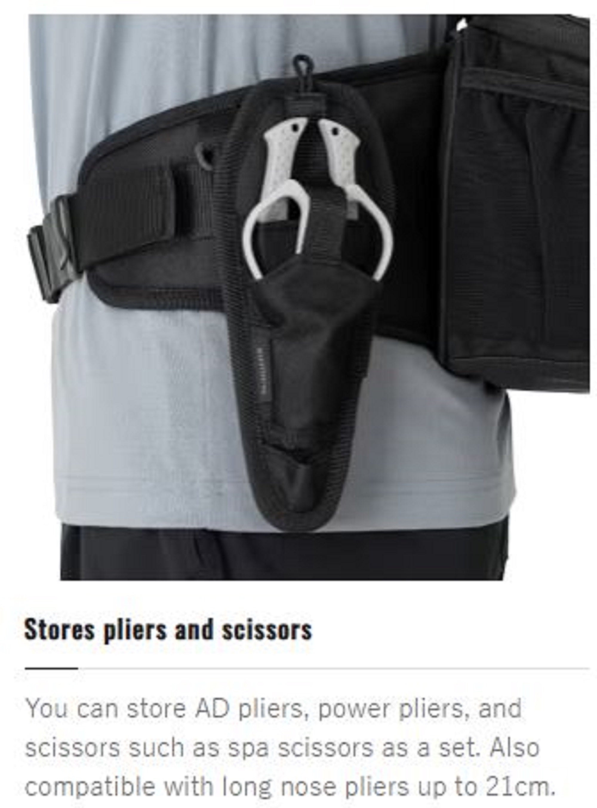 Shimano BP-001W Plier Holder Sheath Double Sleeves 4x10x23 cm Black (8971)