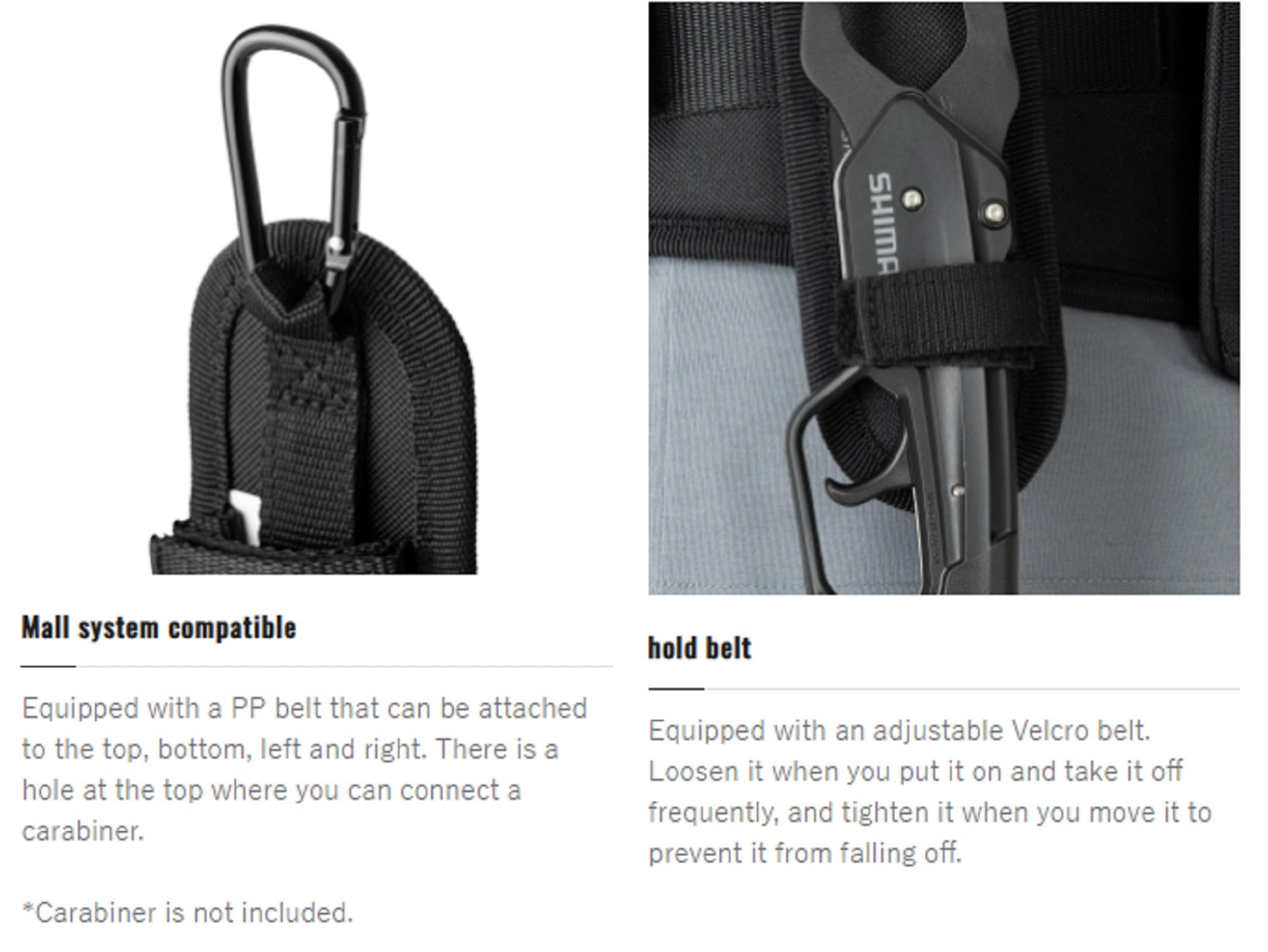 Shimano BP-002W Fish Grip Holder 2 x 6 x 18 cm Black (9022)