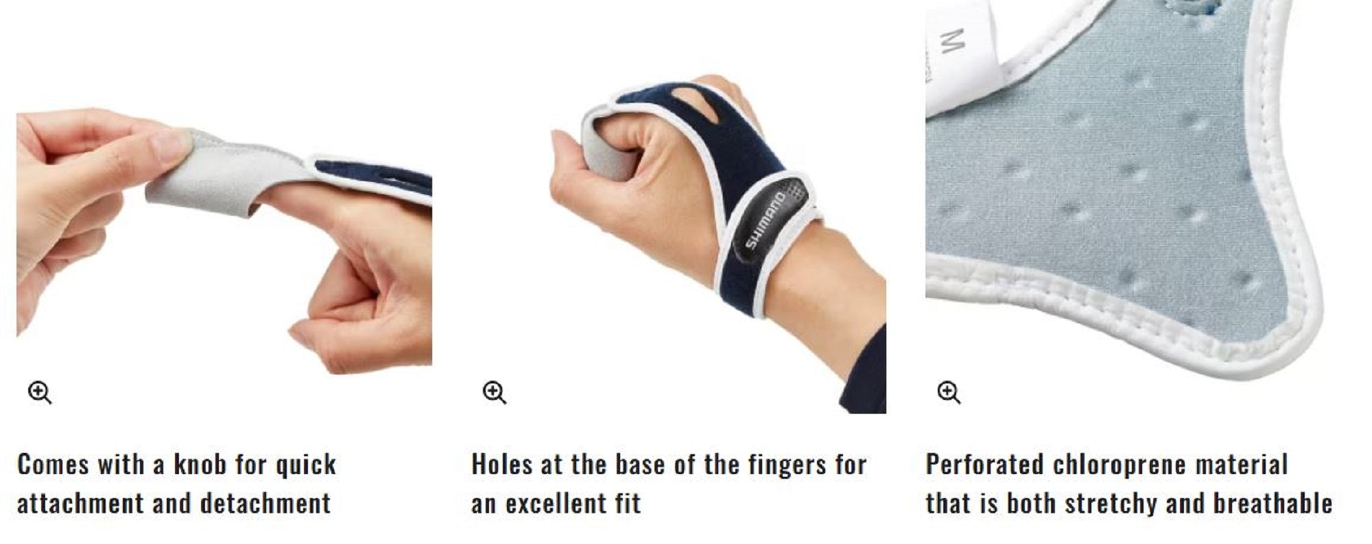 Shimano GL-041C Index Finger Guard Protector Size L Blue 858986