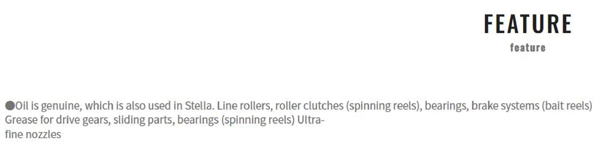 Shimano SP-003H Oil Grease Reel Maintainence kit 890078