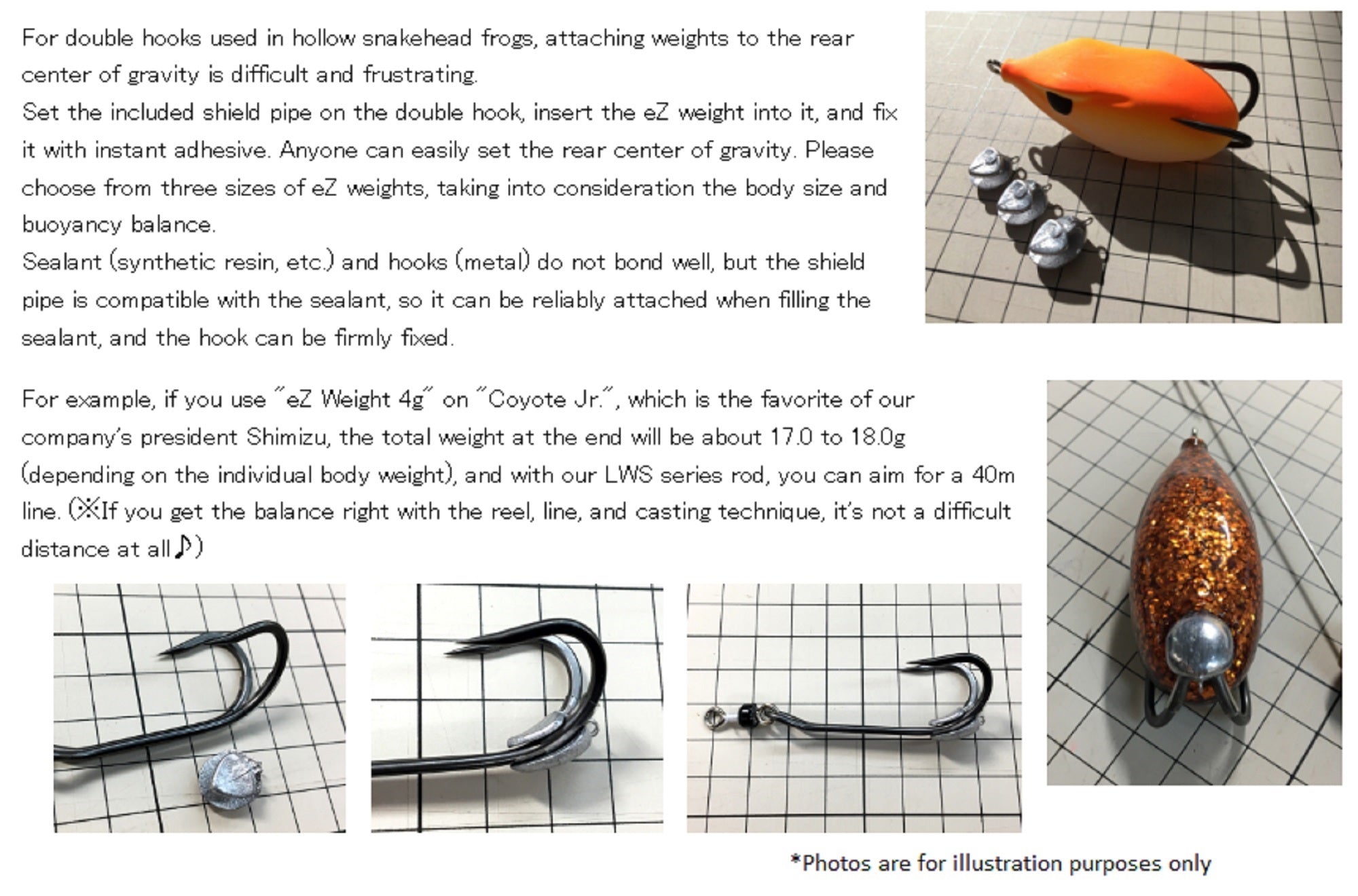 Finesse EZ Weight Frog Tuning Sinker 3 grams 5 pieces (0038)