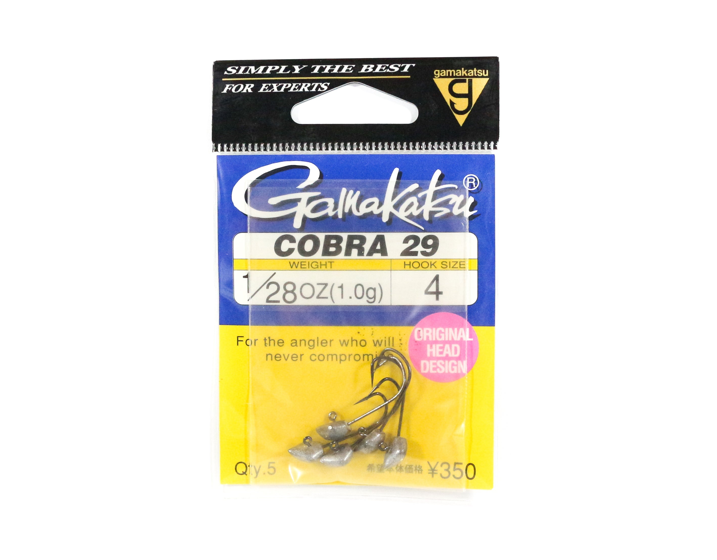 Gamakatsu Jig Head Cobra 29 1 Grams Size 4 ,5 Per pack (3008)