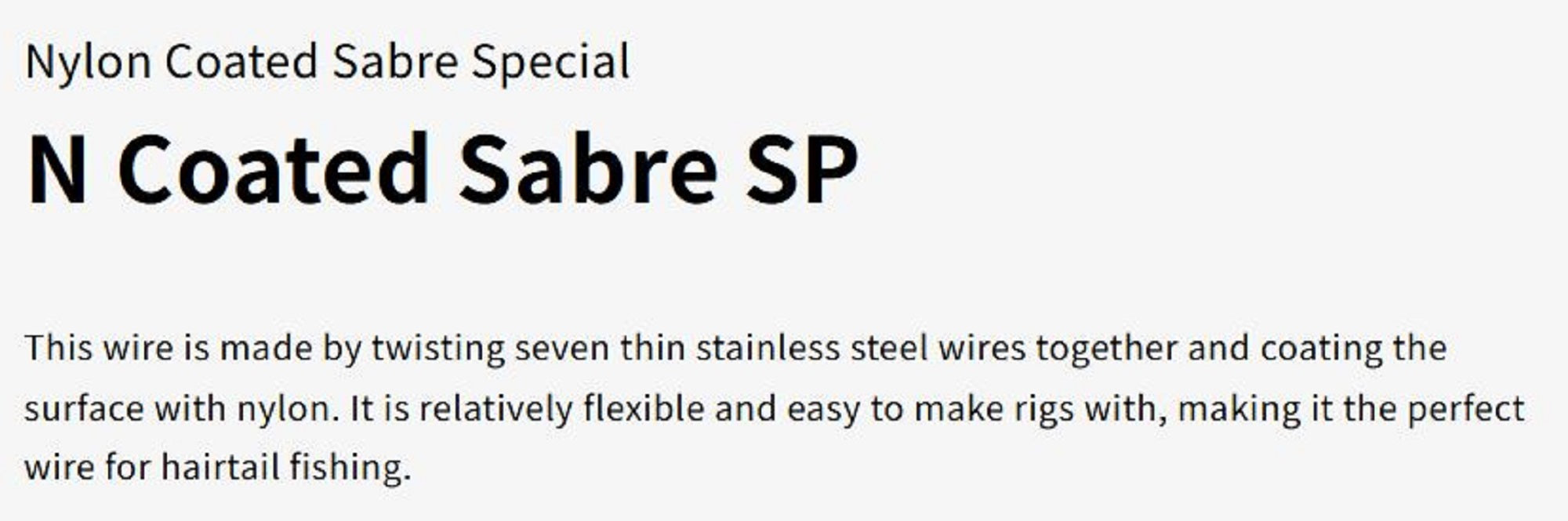 YGK Nylon Coated Stainless Steel Wire 10m Size 45 (1538)