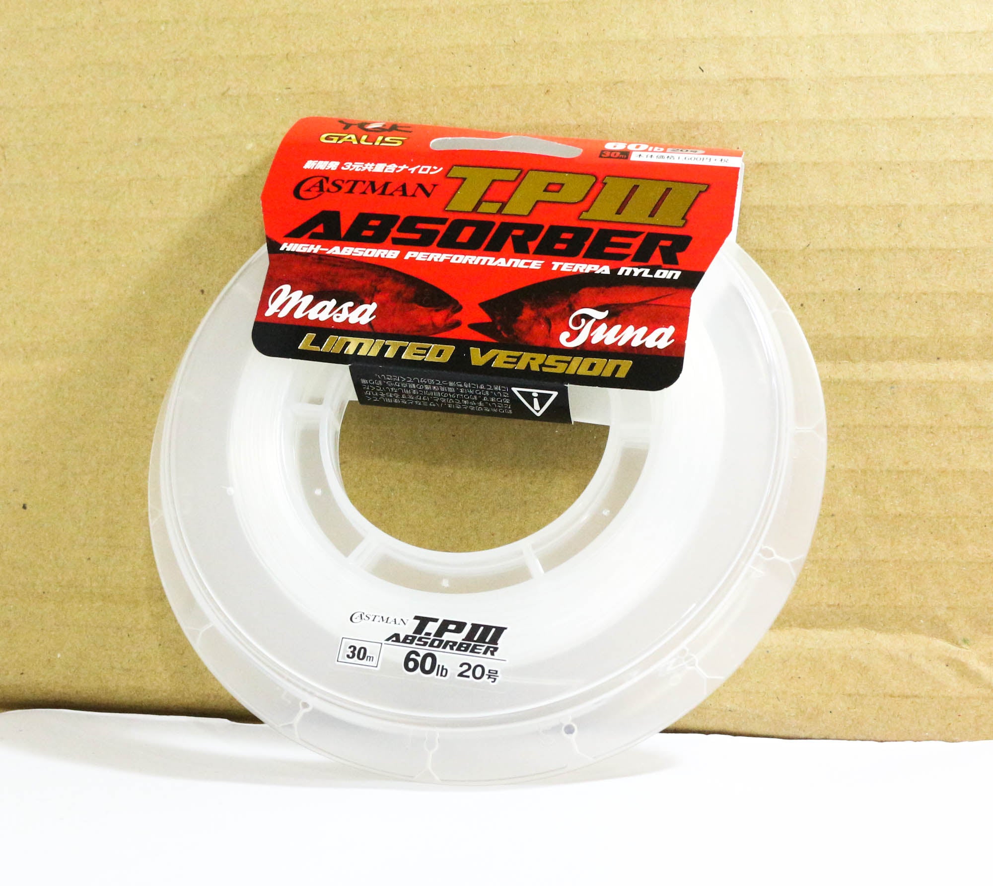Sale YGK TP3 Absorber Tuna Nylon Leader Line 30m 60lb (2304)