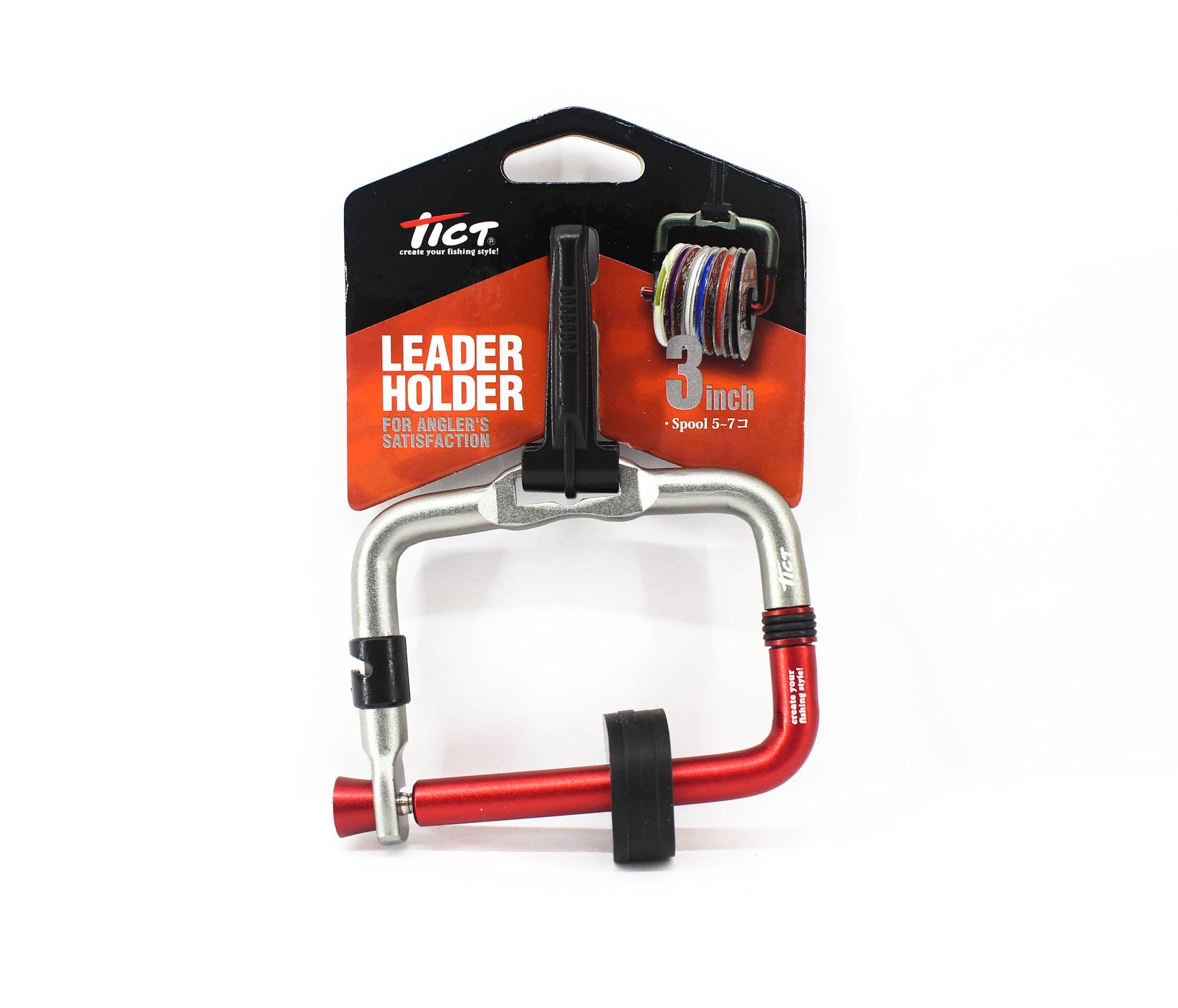 Tict Leader Holder 3 Inch Diameter 2-4 Spool Red (9266)