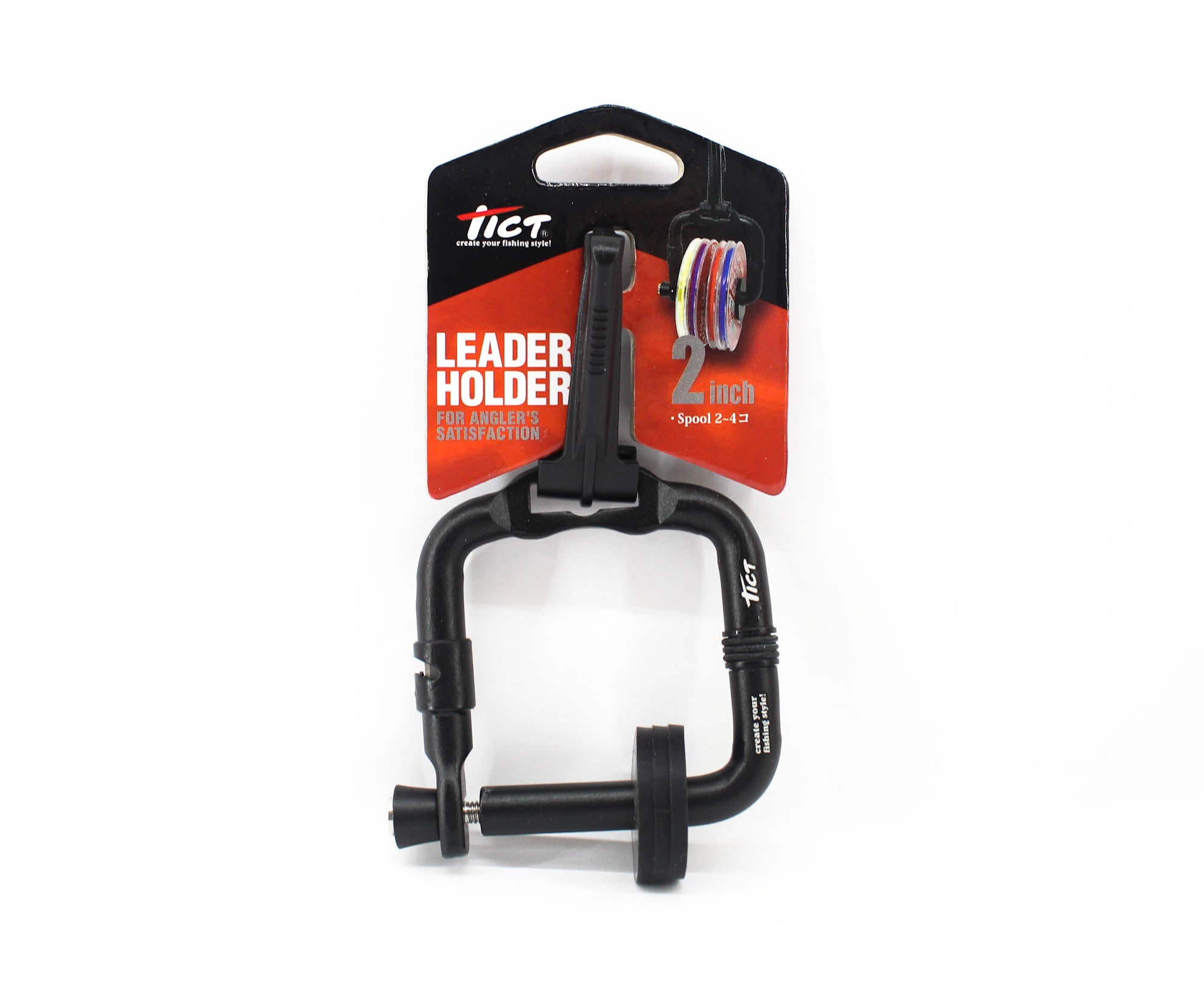 Tict Leader Holder 2 Inch Diameter 2-4 Spool Black (9273)