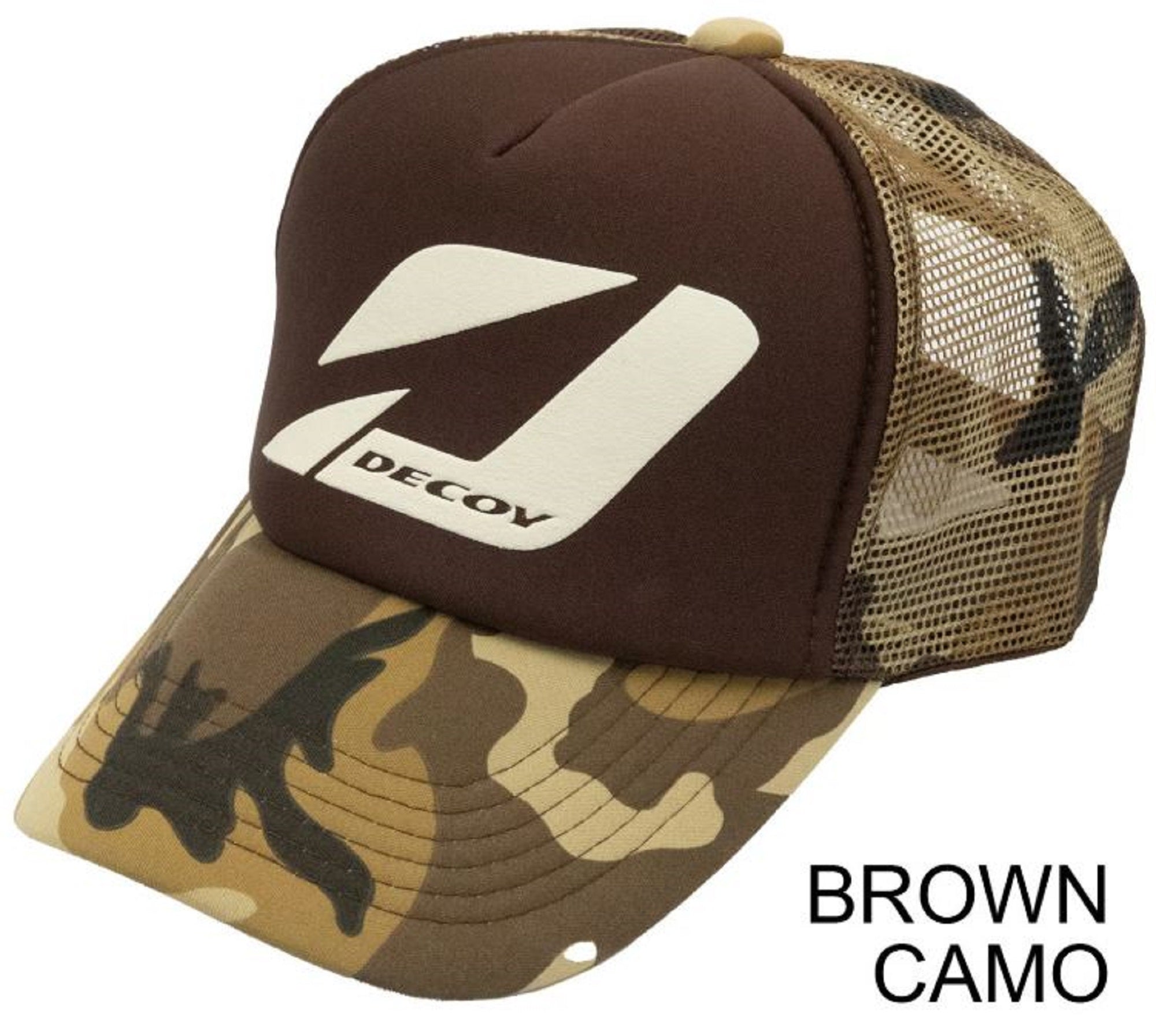 Decoy DA-20 Cap Flat Mesh Japan Free Size Brown Camo (1383)