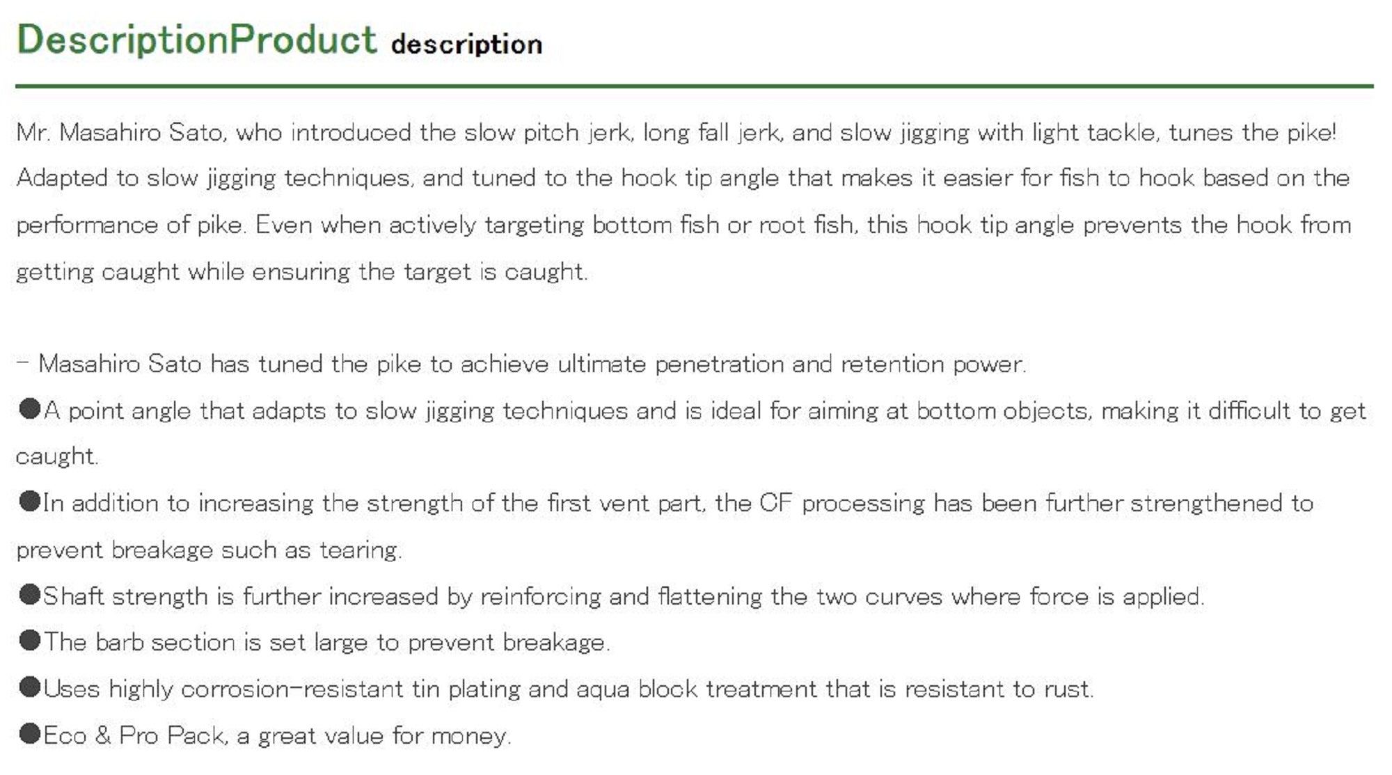 Decoy AS-05SP Pro Pack Jigging Single Pike Size 1/0 (0111)